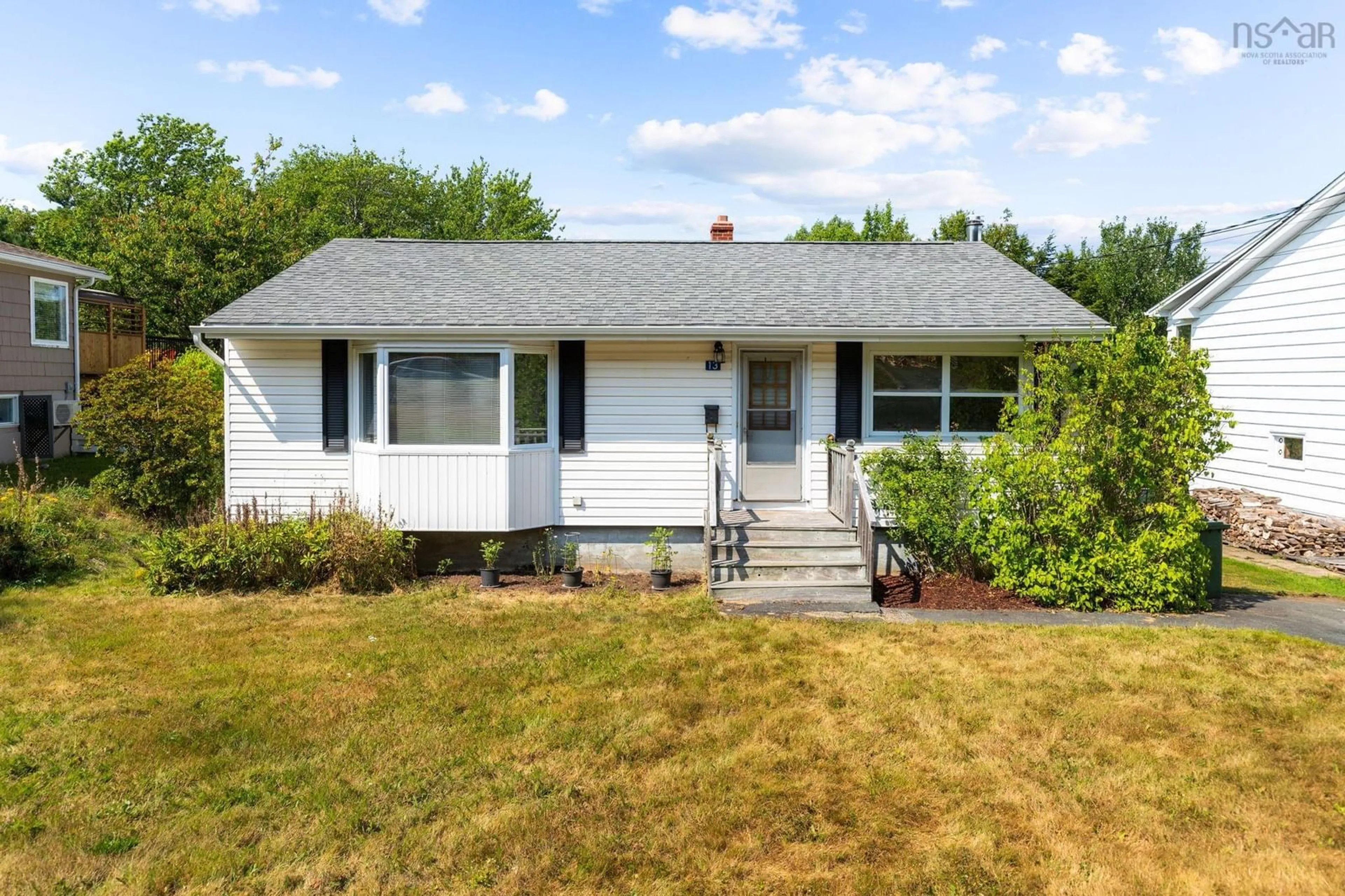 Home with vinyl exterior material, street for 13 Glenmont Ave, Bedford Nova Scotia B4A 1H1