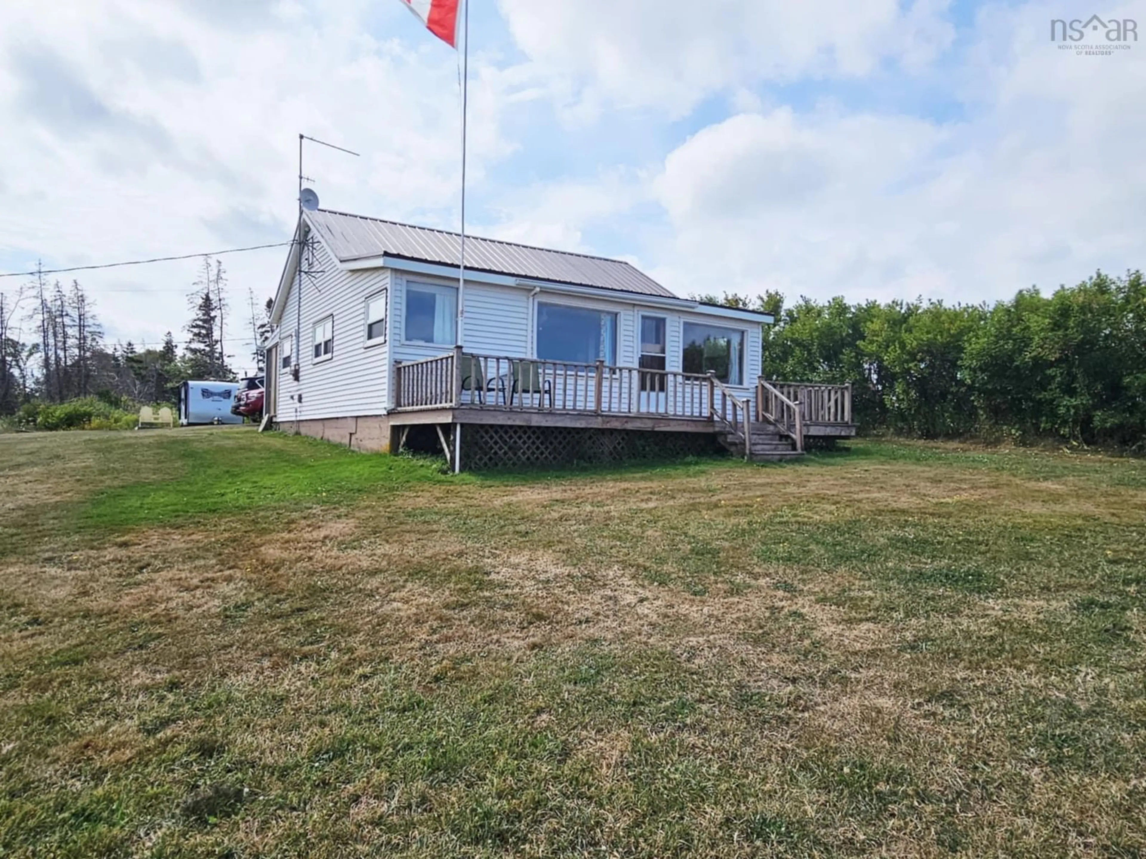 A pic from outside/outdoor area/front of a property/back of a property/a pic from drone, unknown for 41 Periwinkle Lane, Brule Nova Scotia B0K 1V0