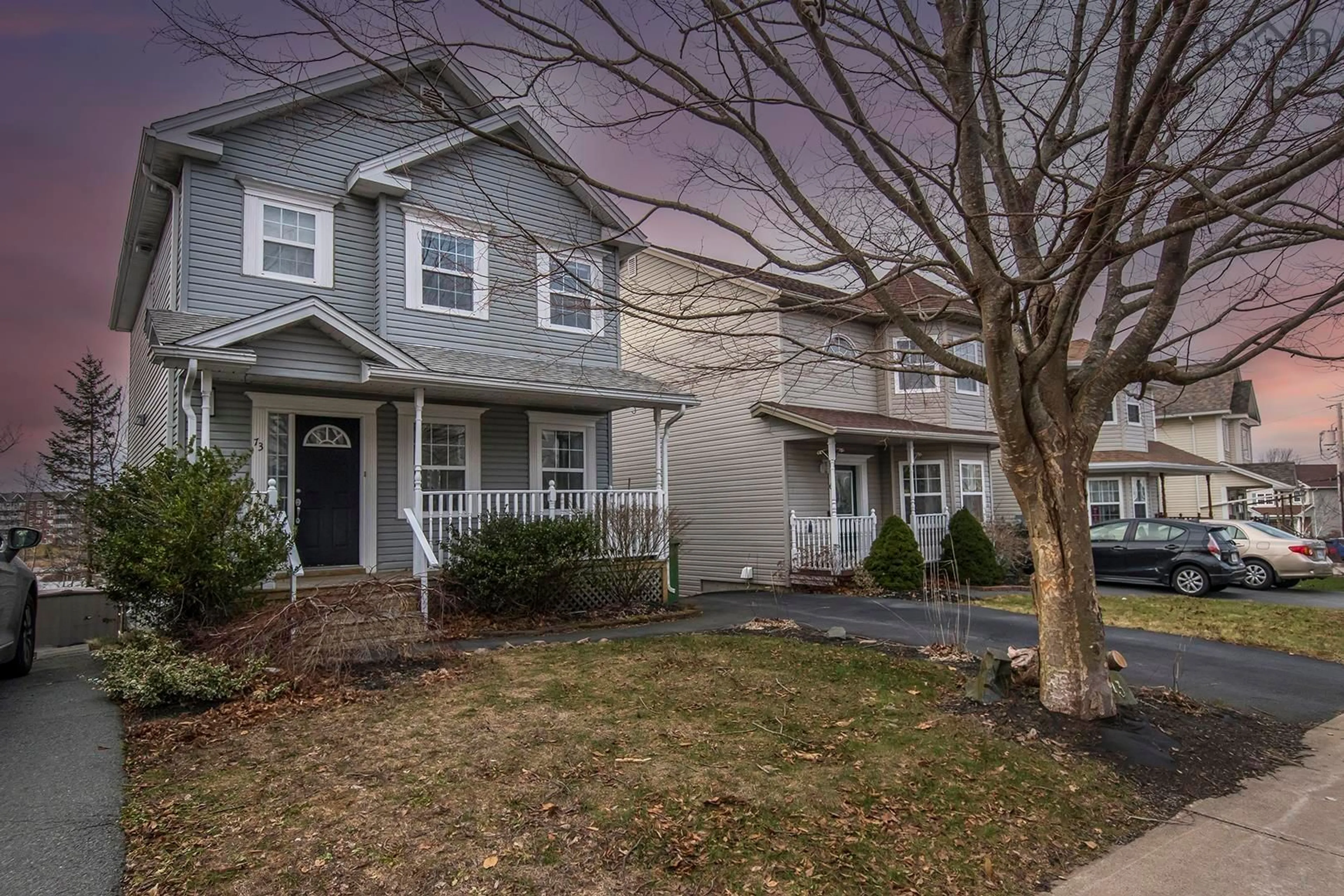 Home with vinyl exterior material, street for 73 Red Fern Terr, Halifax Nova Scotia B3S 1K8