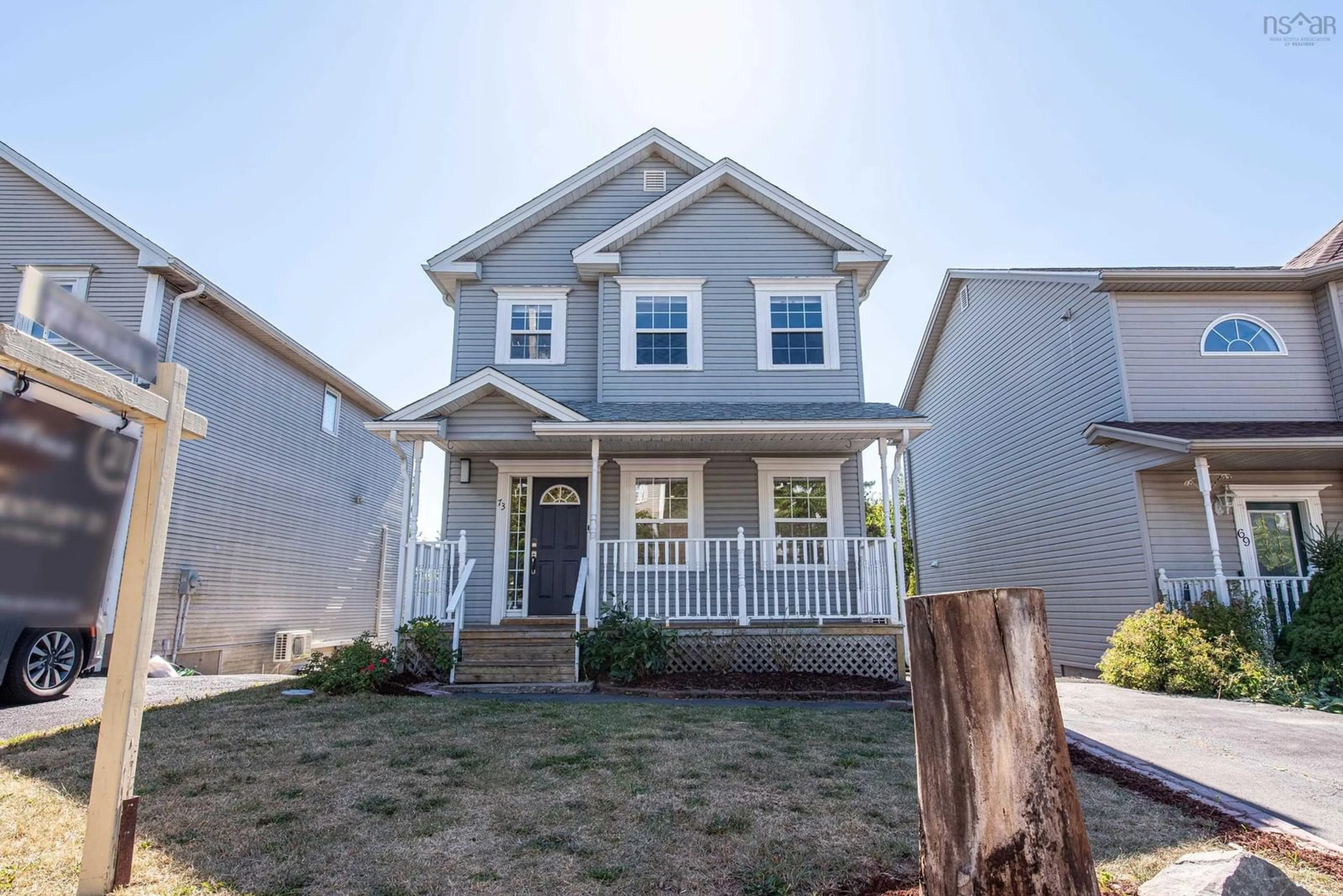 Home with vinyl exterior material, street for 73 Red Fern Terr, Halifax Nova Scotia B3S 1K8
