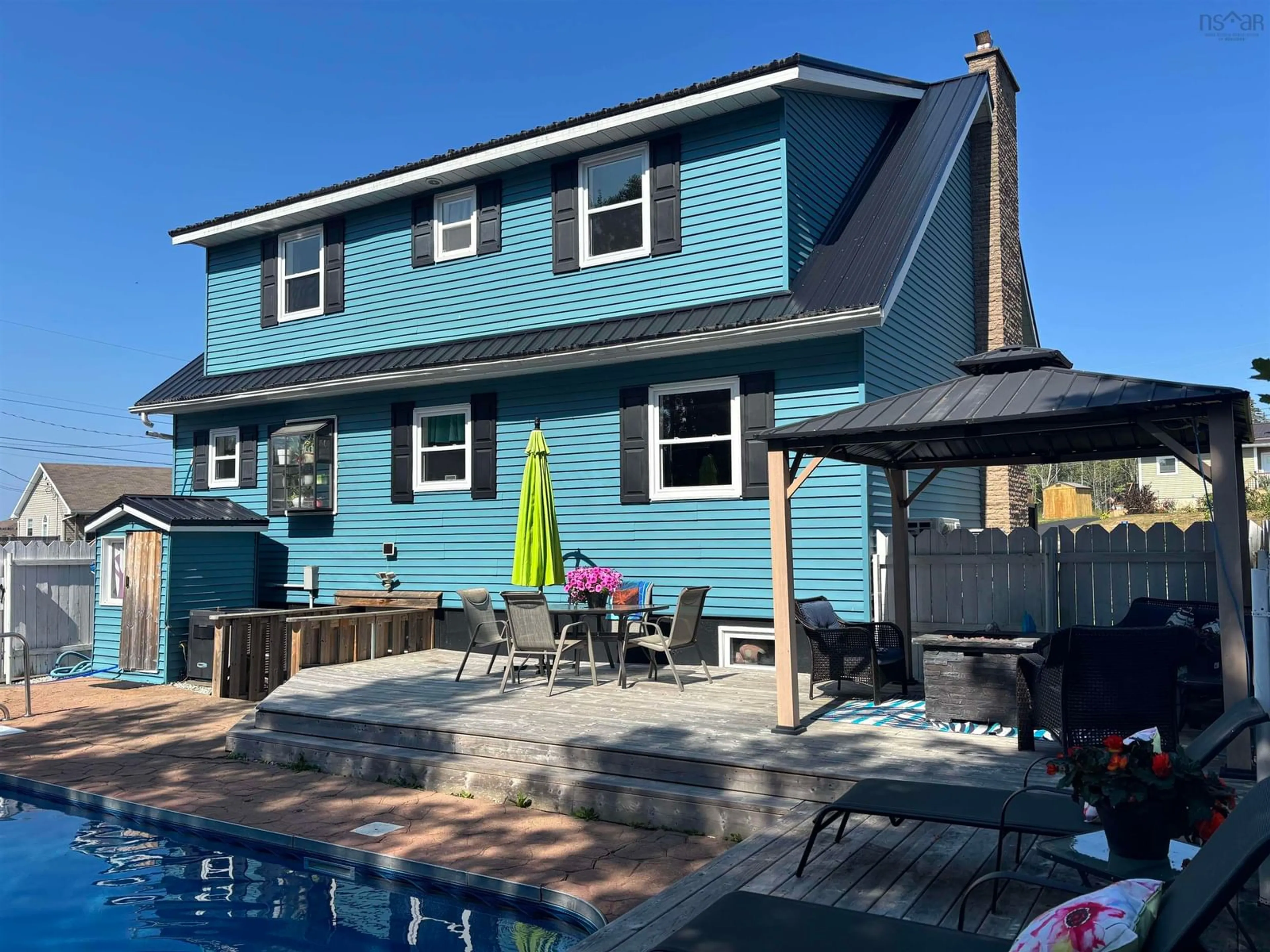 Home with vinyl exterior material, water/lake/river/ocean view for 15 Meadowbrook Drive, Sydney Mines Nova Scotia B1V 3G8