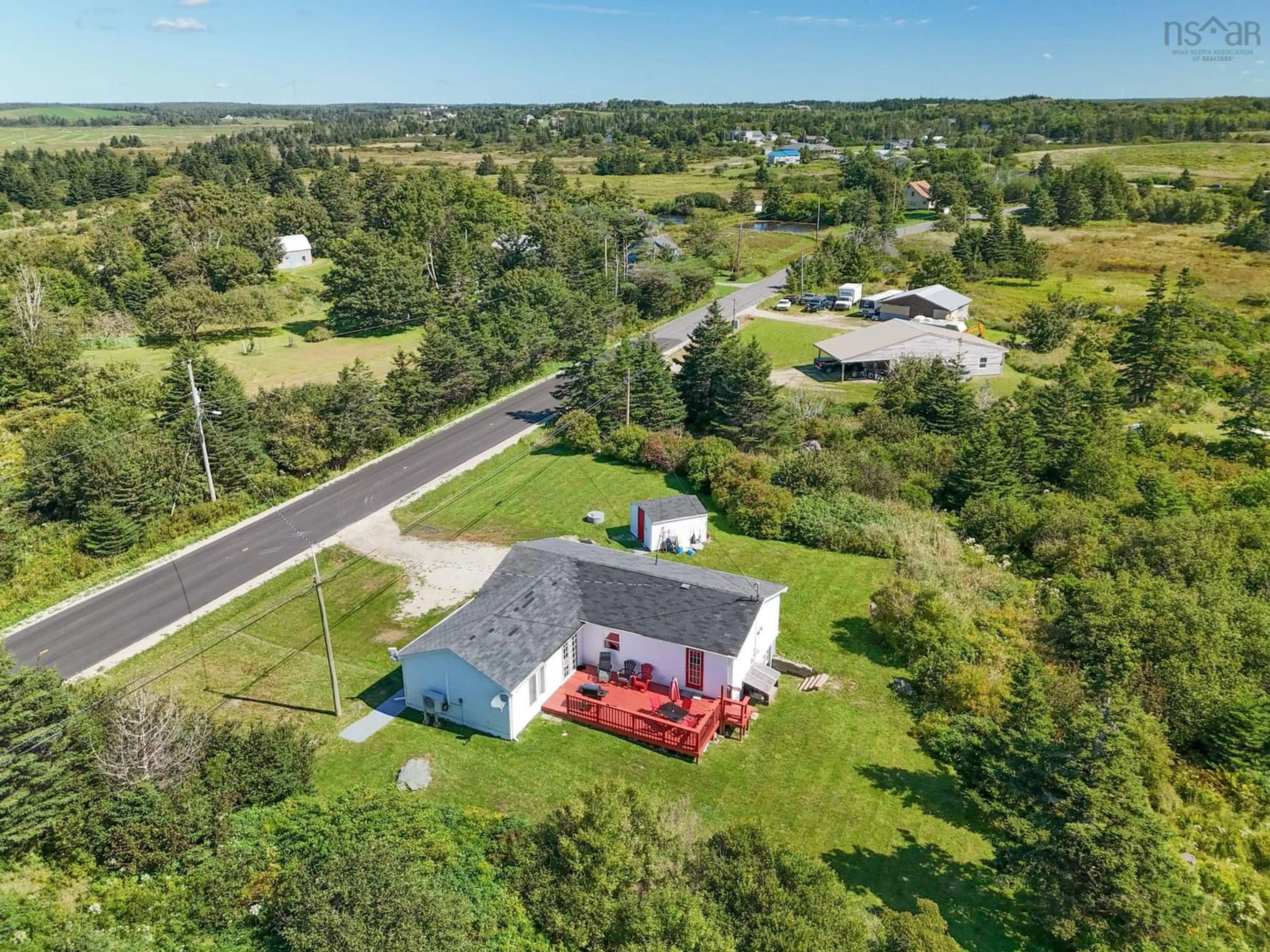 A pic from outside/outdoor area/front of a property/back of a property/a pic from drone, unknown for 73 Overton Rd, South Chegoggin Nova Scotia B5A 5G8