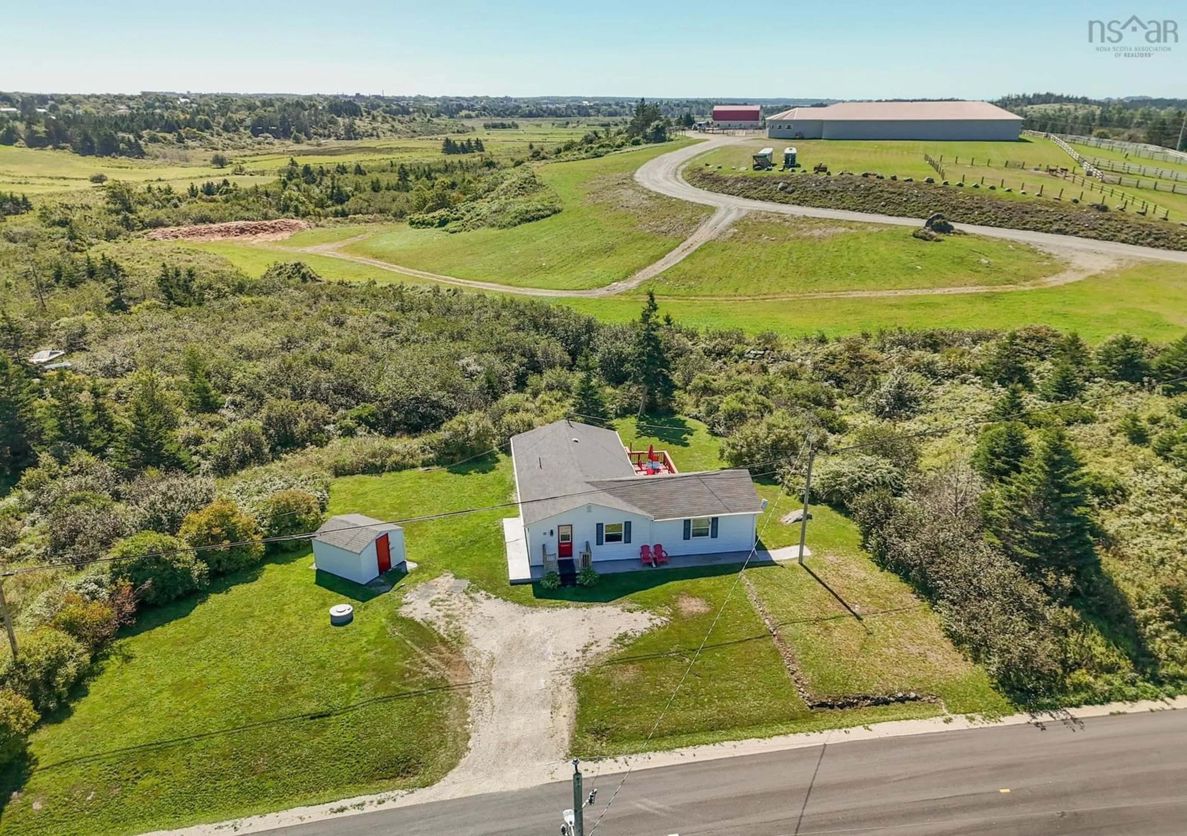 A pic from outside/outdoor area/front of a property/back of a property/a pic from drone, unknown for 73 Overton Rd, South Chegoggin Nova Scotia B5A 5G8