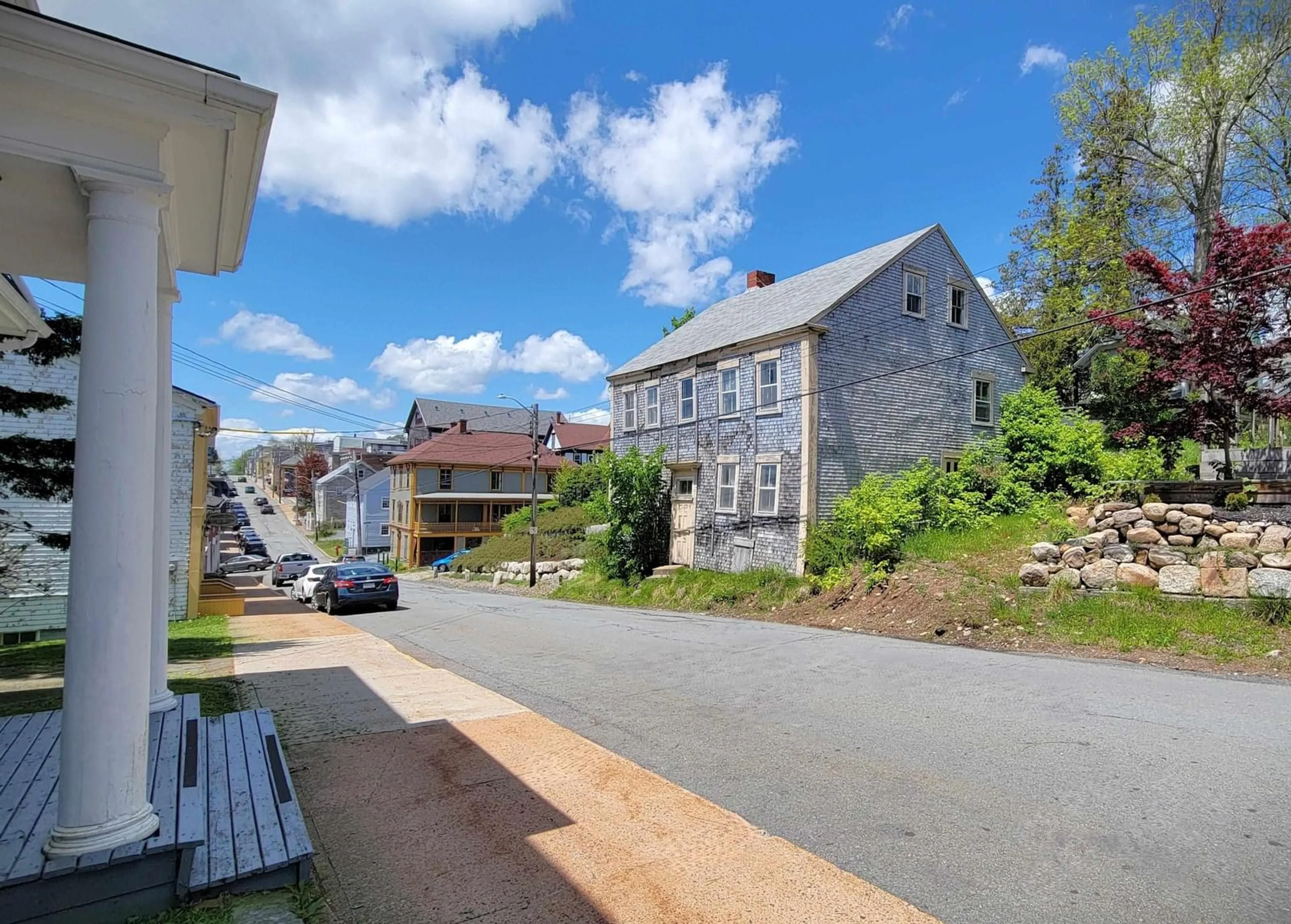 A pic from outside/outdoor area/front of a property/back of a property/a pic from drone, street for 155 Pelham St, Lunenburg Nova Scotia B0J 2C0