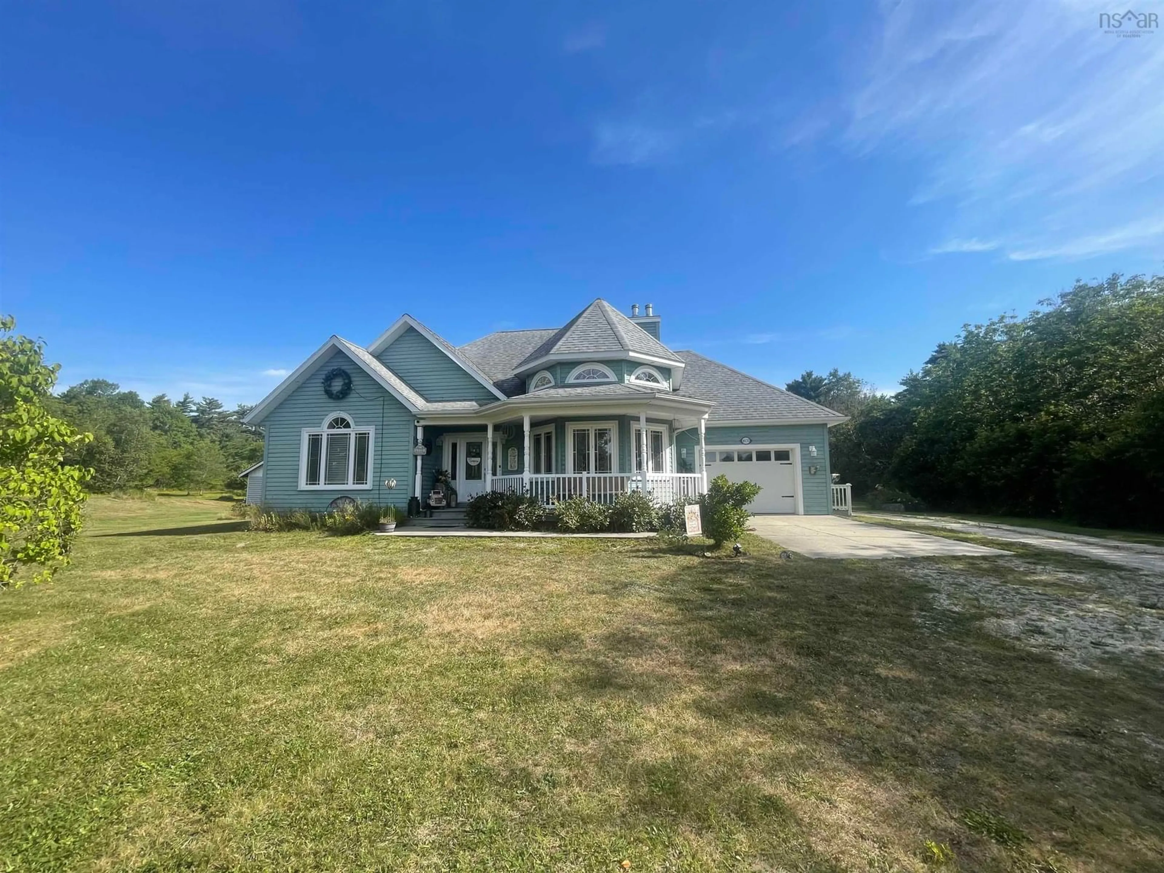 A pic from outside/outdoor area/front of a property/back of a property/a pic from drone, unknown for 4620 Highway 103 Hwy, Jordan Falls Nova Scotia B0T 1J0