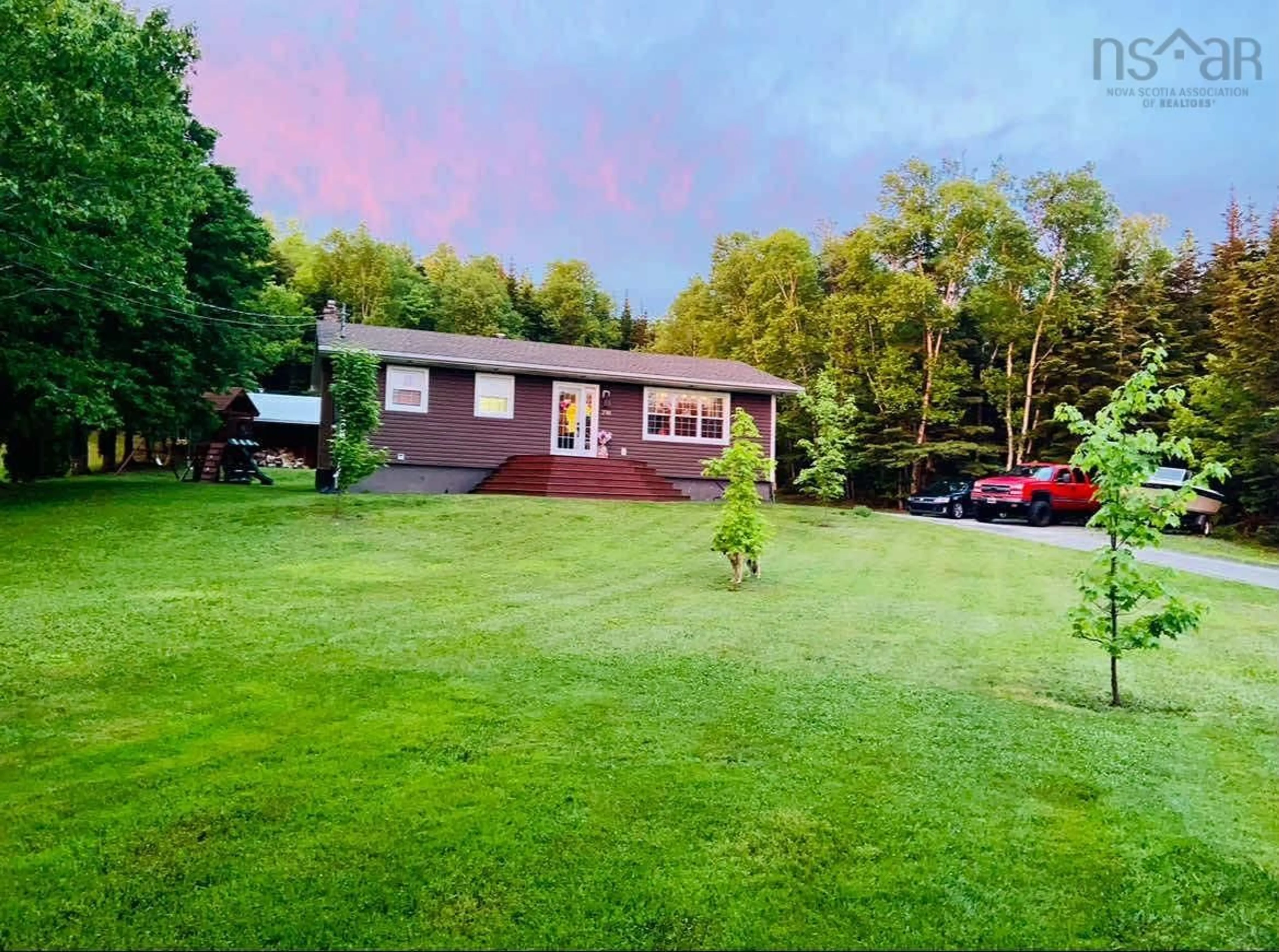 A pic from outside/outdoor area/front of a property/back of a property/a pic from drone, unknown for 738 Millville Hwy, Millville Nova Scotia B1Y 2J9