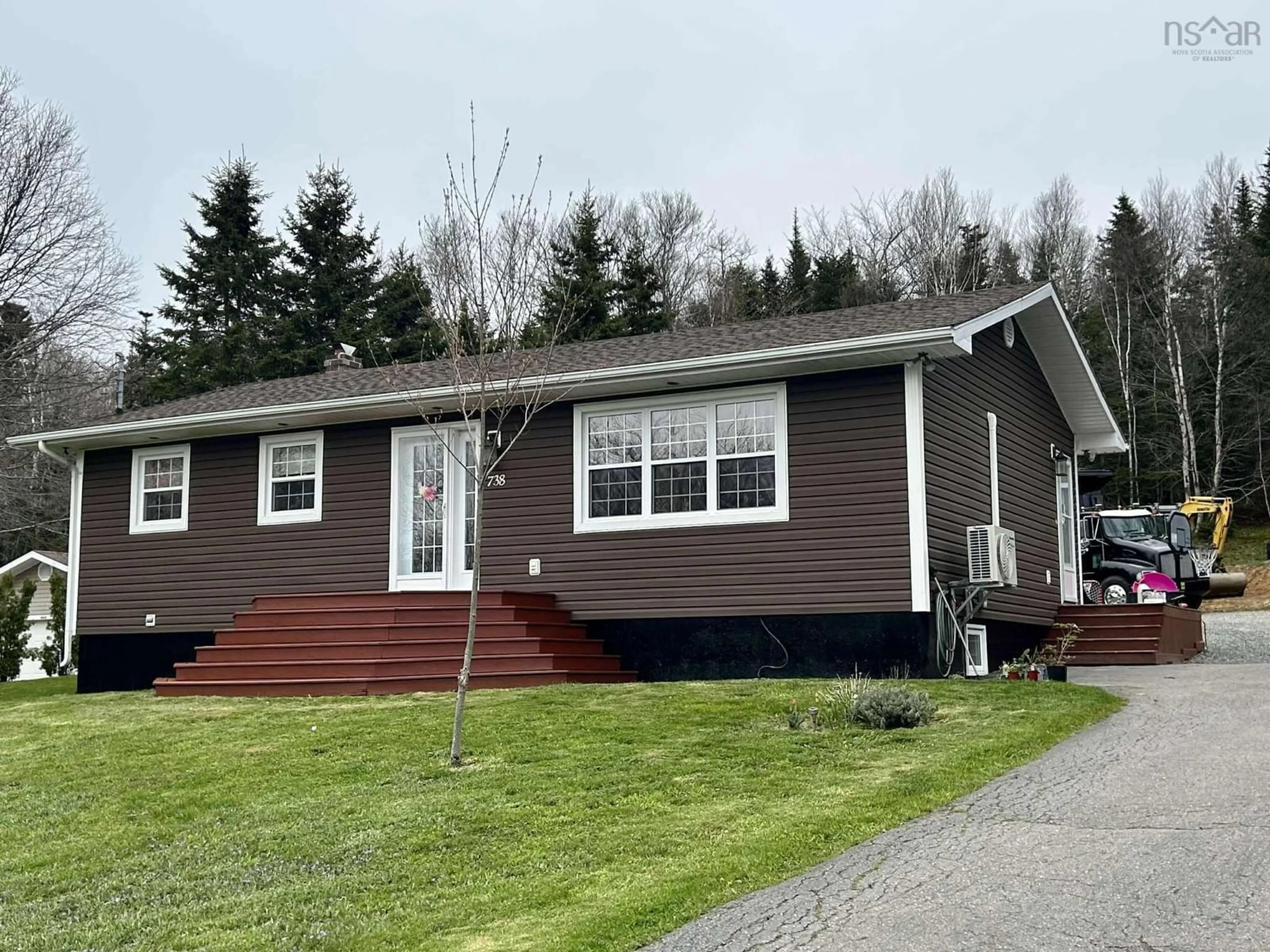 Home with vinyl exterior material, unknown for 738 Millville Hwy, Millville Nova Scotia B1Y 2J9