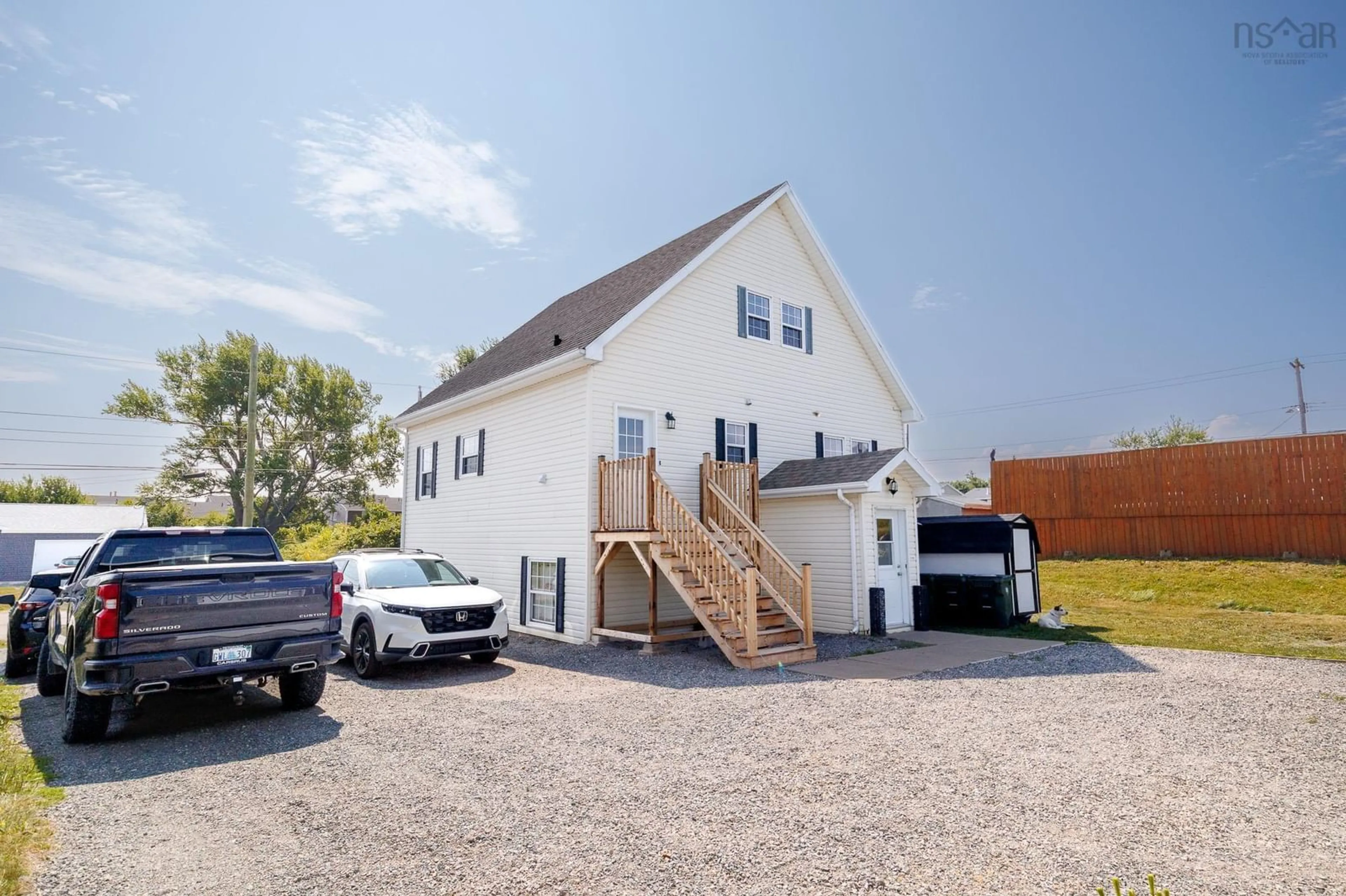 A pic from outside/outdoor area/front of a property/back of a property/a pic from drone, street for 3 Quarry Road, Glace Bay Nova Scotia B1A 1E6