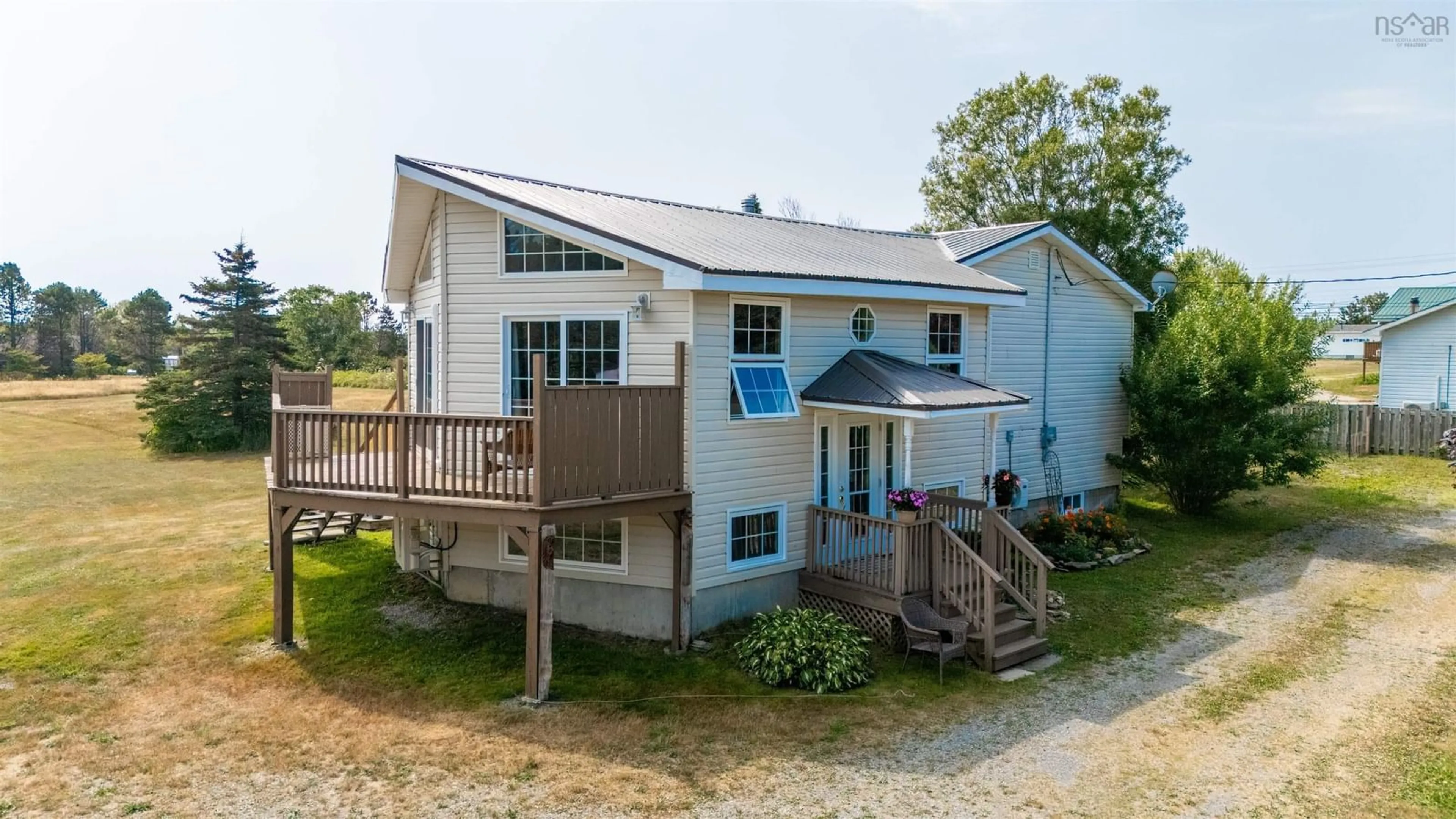 A pic from outside/outdoor area/front of a property/back of a property/a pic from drone, building for 14 Pine Lane, Meteghan Nova Scotia B0W 2J0