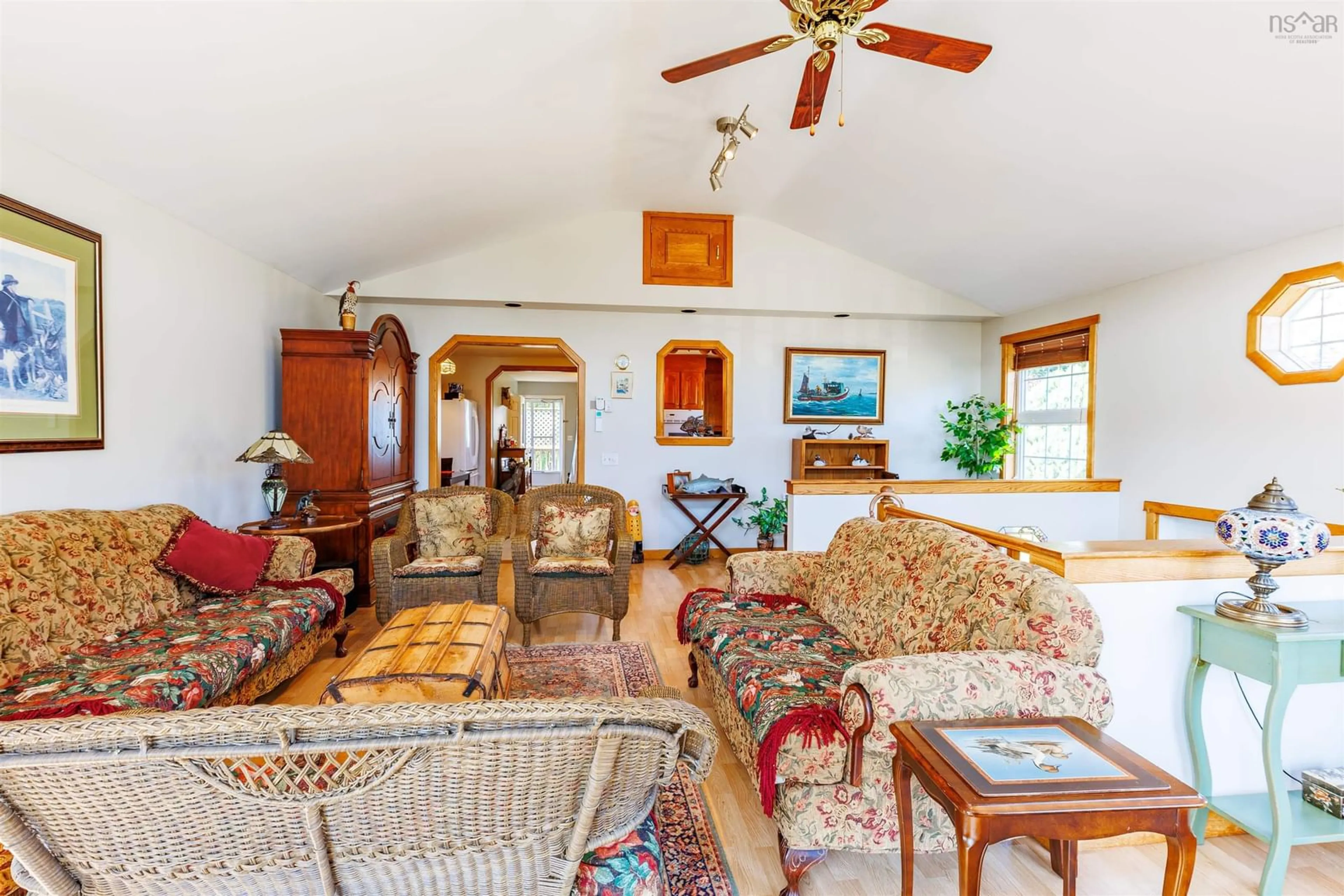 Living room with furniture, unknown for 14 Pine Lane, Meteghan Nova Scotia B0W 2J0