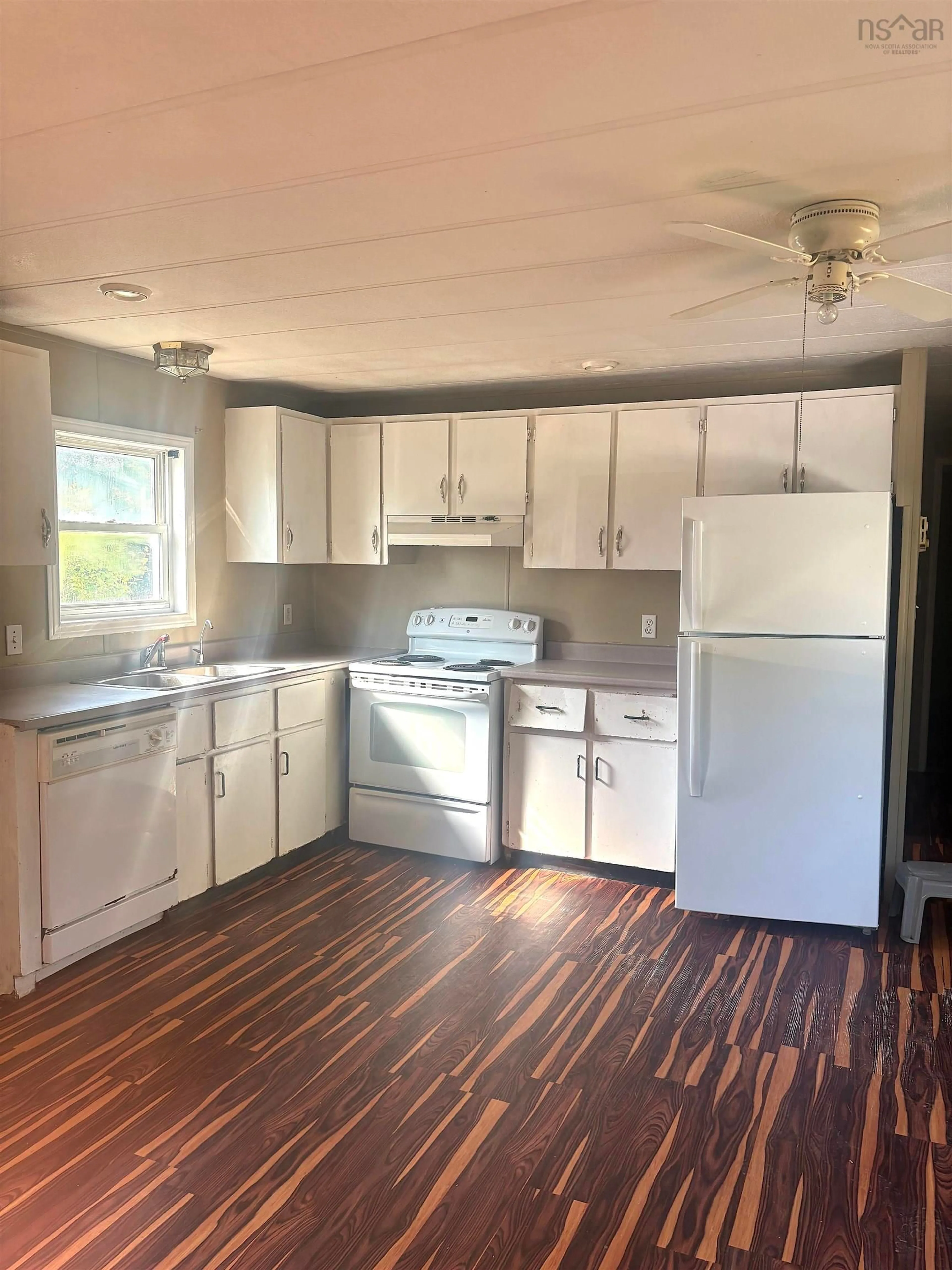 Standard kitchen, wood/laminate floor for 169 Les Collins Ave, West Chezzetcook Nova Scotia B0J 1N0