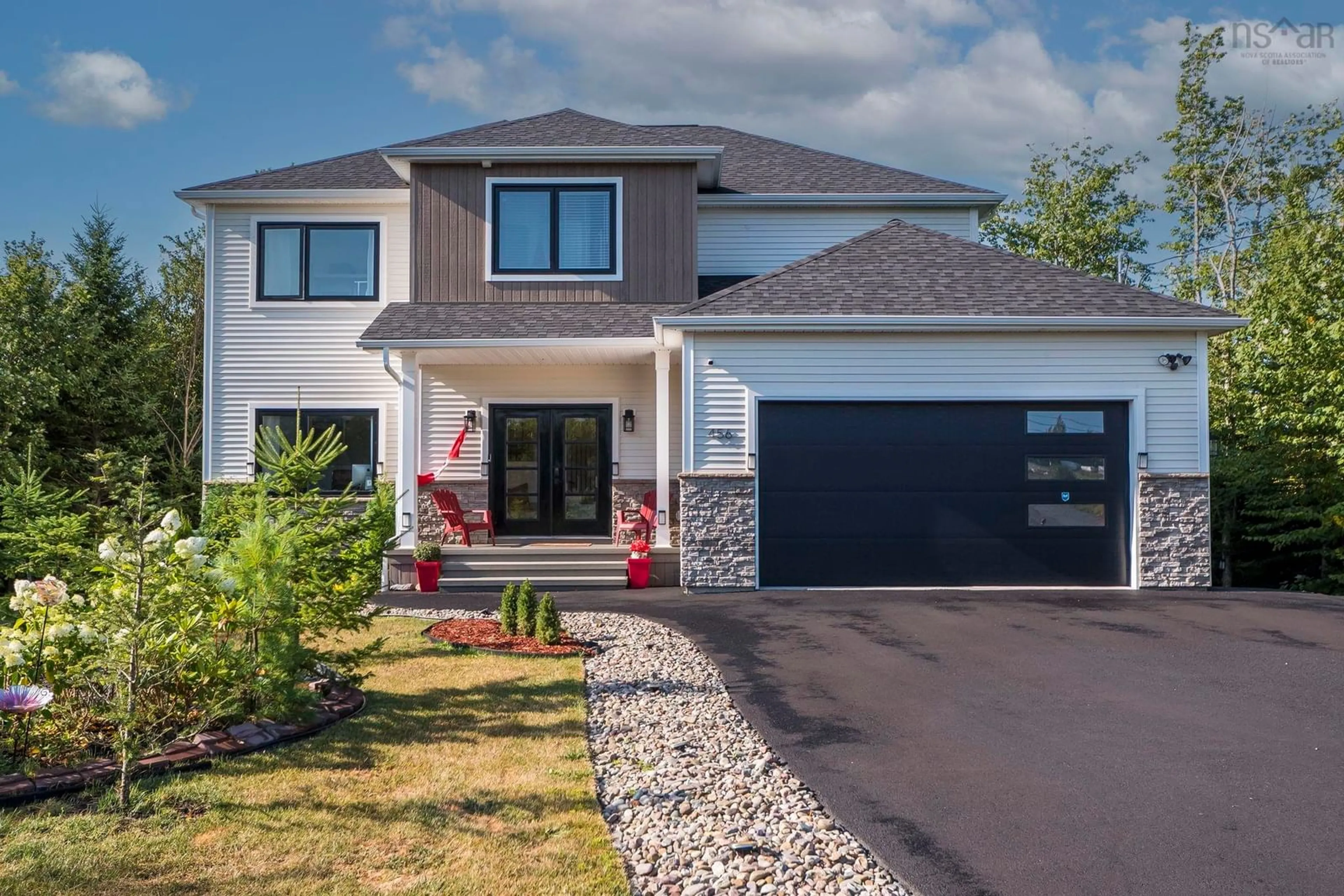 Home with vinyl exterior material, street for 456 Magenta Dr, Middle Sackville Nova Scotia B4E 0M7