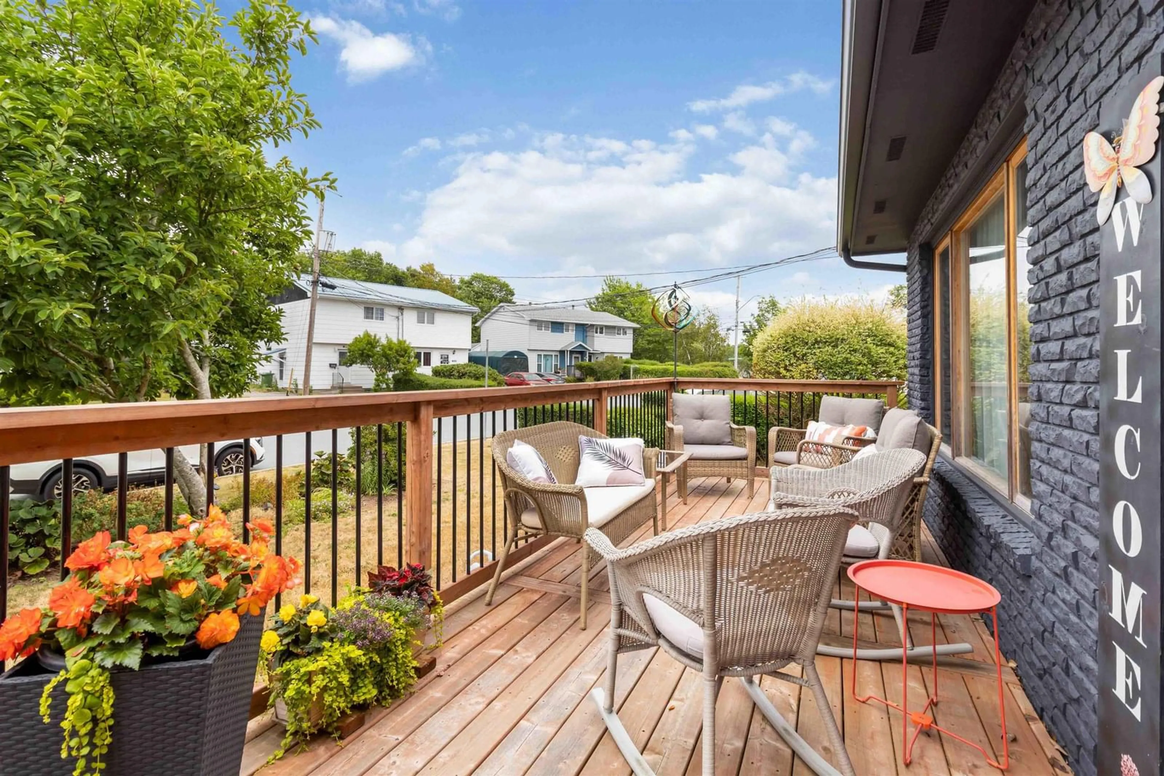 Patio, water/lake/river/ocean view for 1681 Riverside Drive, Lower Sackville Nova Scotia B4C 2Y7