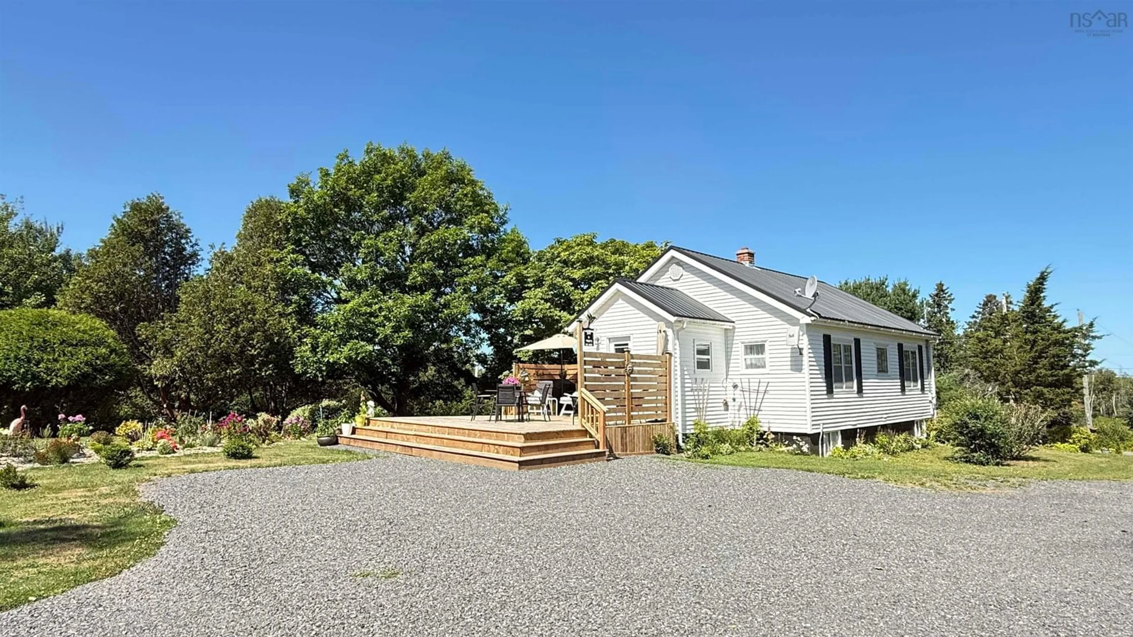 A pic from outside/outdoor area/front of a property/back of a property/a pic from drone, unknown for 1328 Three Brooks Road, Central Caribou Nova Scotia B0K 1H0