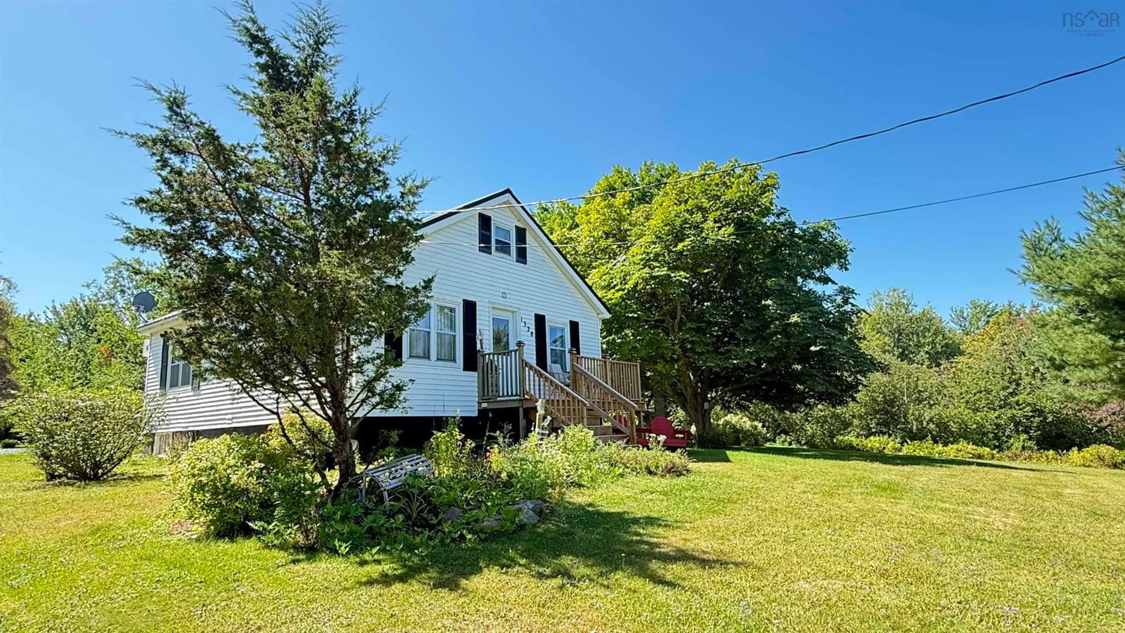 A pic from outside/outdoor area/front of a property/back of a property/a pic from drone, water/lake/river/ocean view for 1328 Three Brooks Road, Central Caribou Nova Scotia B0K 1H0