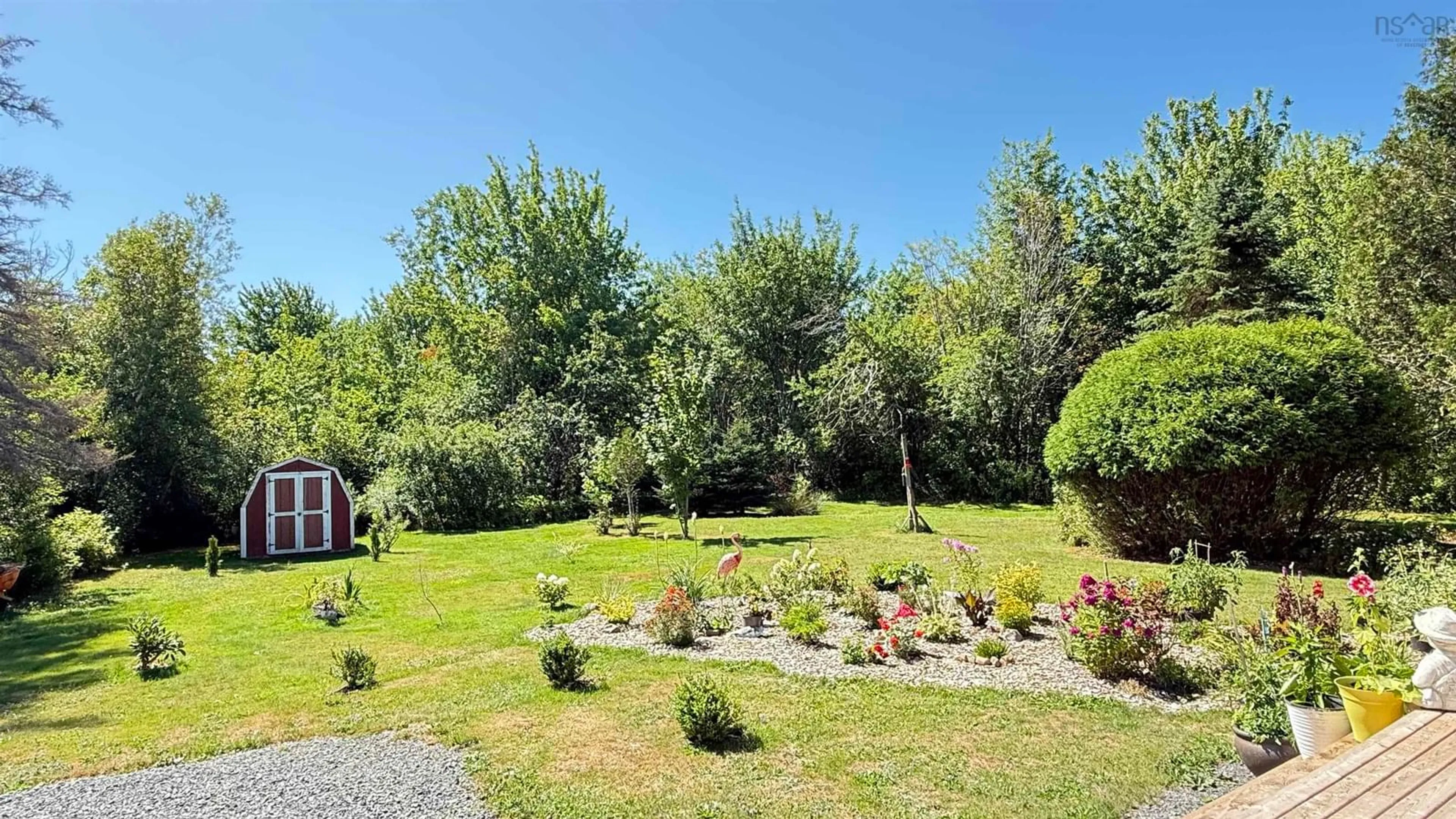 A pic from outside/outdoor area/front of a property/back of a property/a pic from drone, forest/trees view for 1328 Three Brooks Road, Central Caribou Nova Scotia B0K 1H0