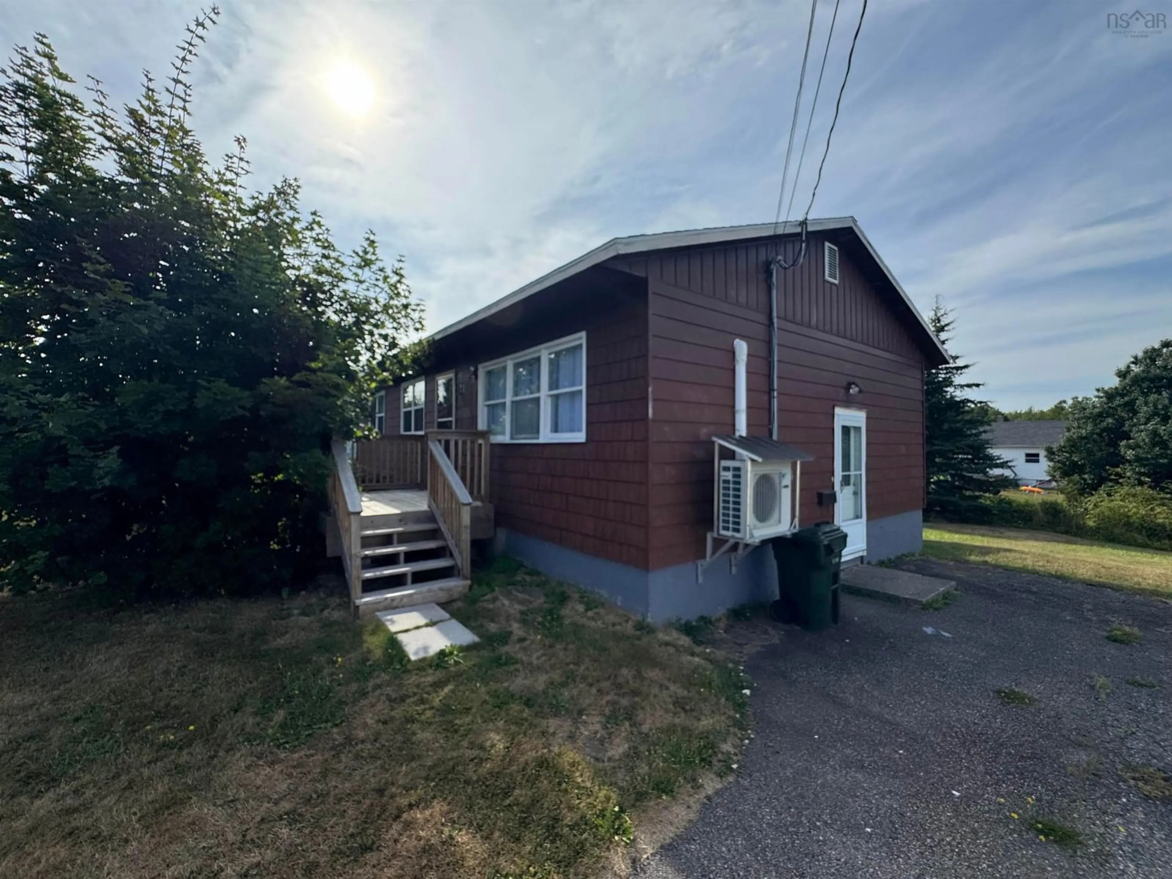 A pic from outside/outdoor area/front of a property/back of a property/a pic from drone, building for 21 Halliday St, Westmount Nova Scotia B1R 2A8