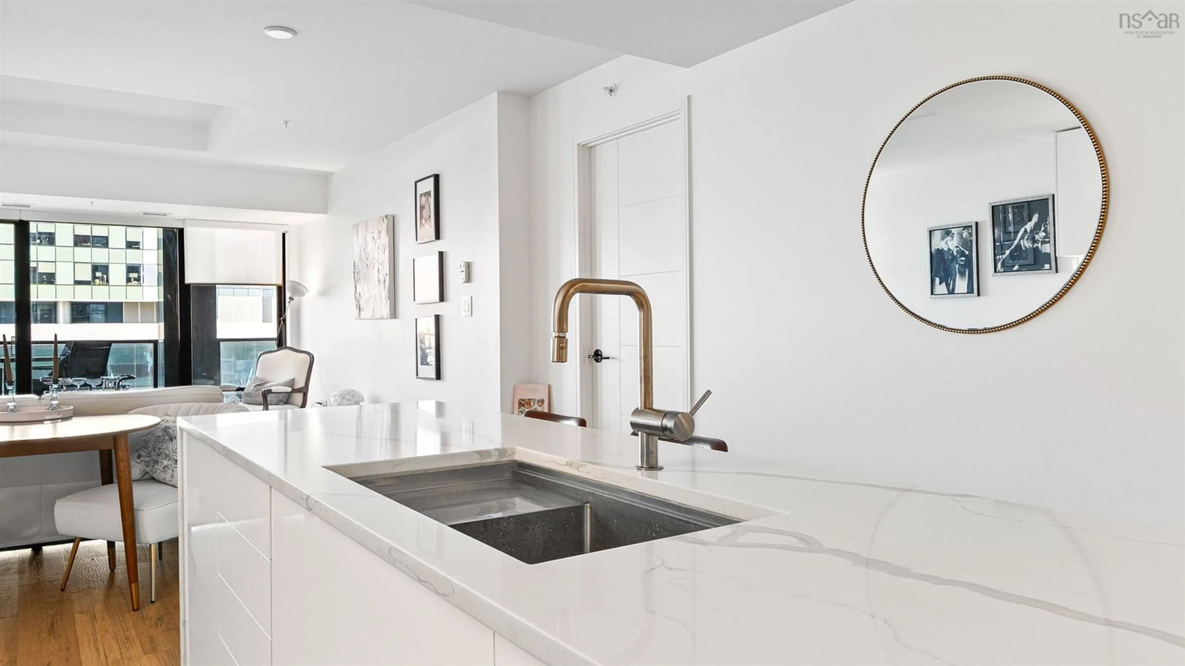 Contemporary kitchen, ceramic/tile floor for 1103 Granville St #1650, Halifax Nova Scotia B3J 0E1