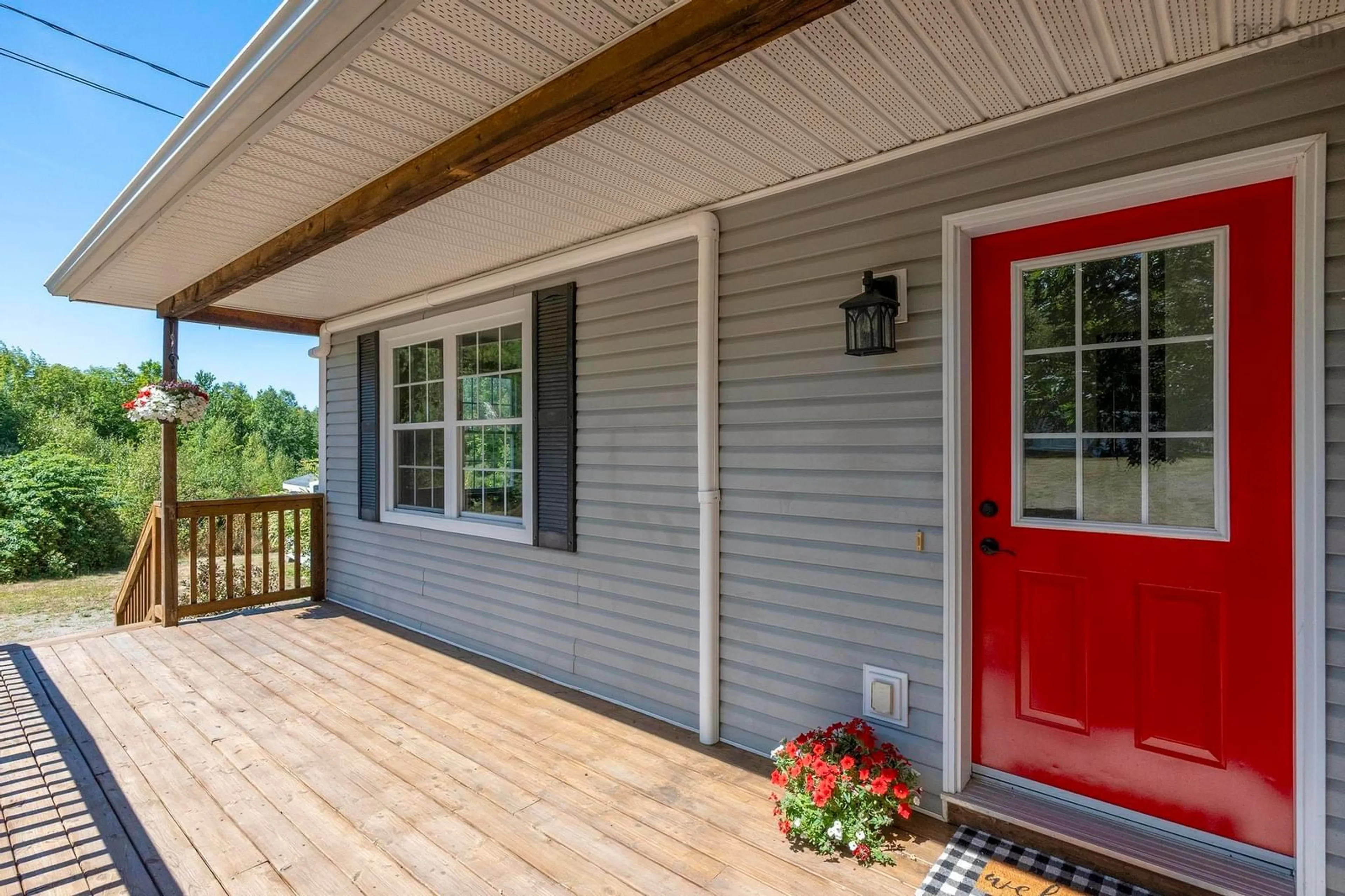 Home with vinyl exterior material, street for 2559 Harmony Rd, Morristown Nova Scotia B0P 1C0