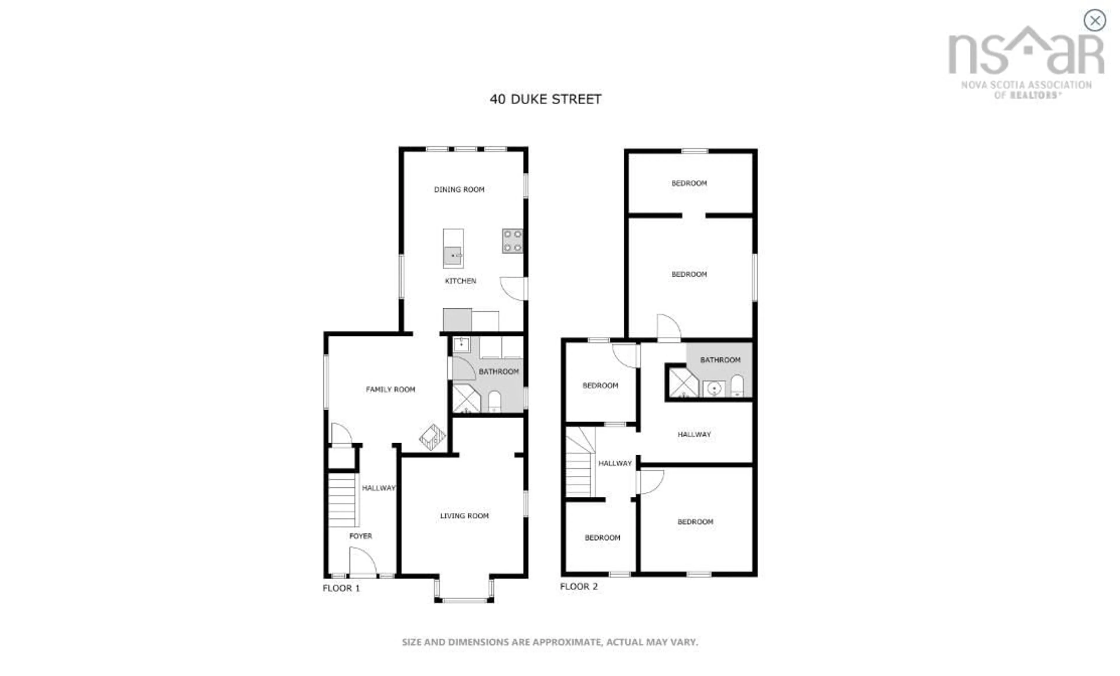 Floor plan for 40 Duke St, Oxford Nova Scotia B0M 1P0