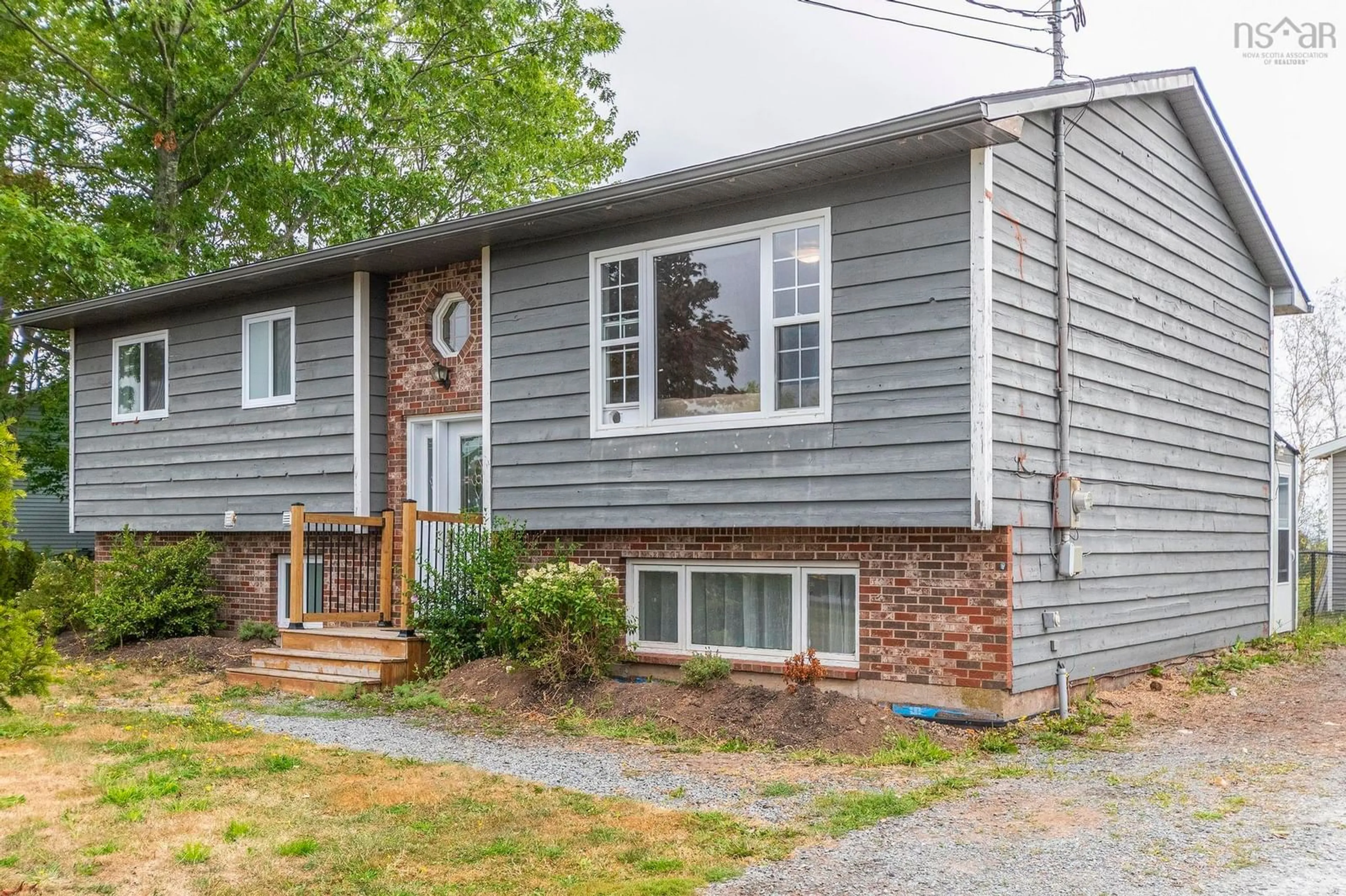 Home with vinyl exterior material, street for 16 Ridgeview St, Milford Nova Scotia B0N 1Y0