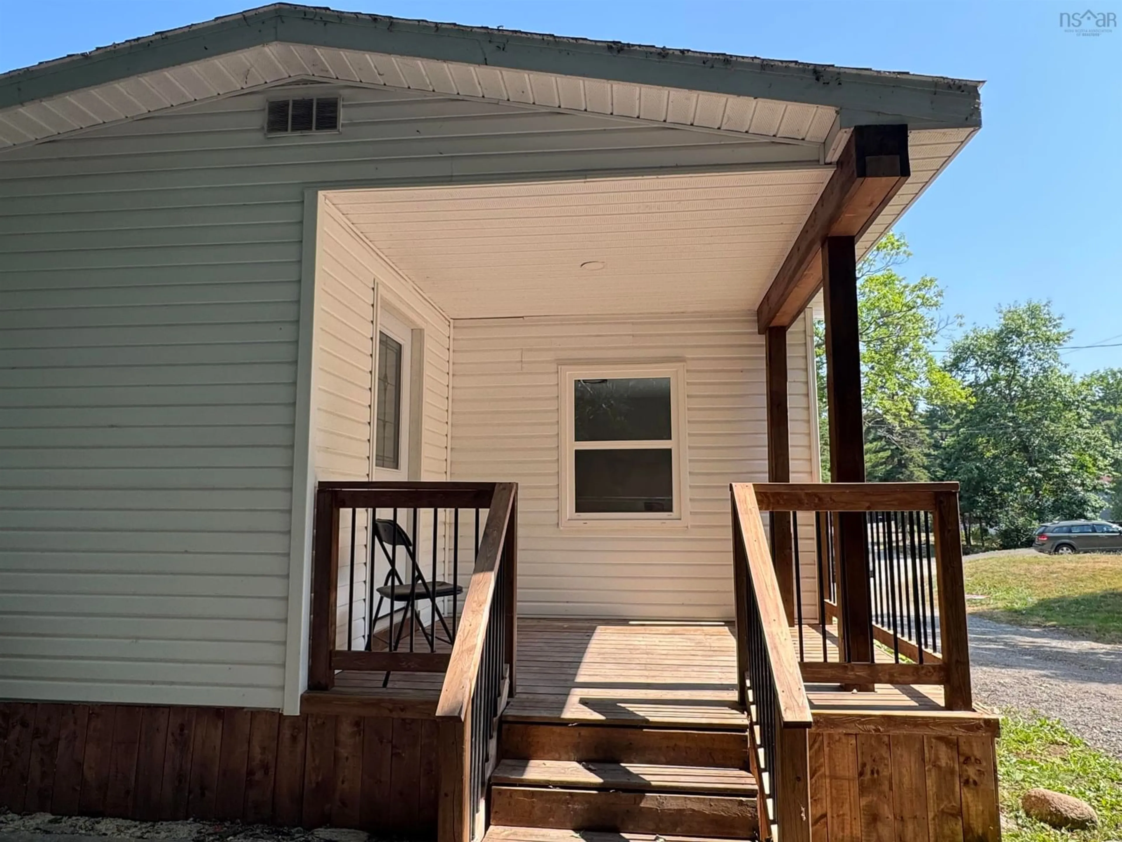 Home with vinyl exterior material, street for 24 Frontier Dr, New Minas Nova Scotia B4N 3S7