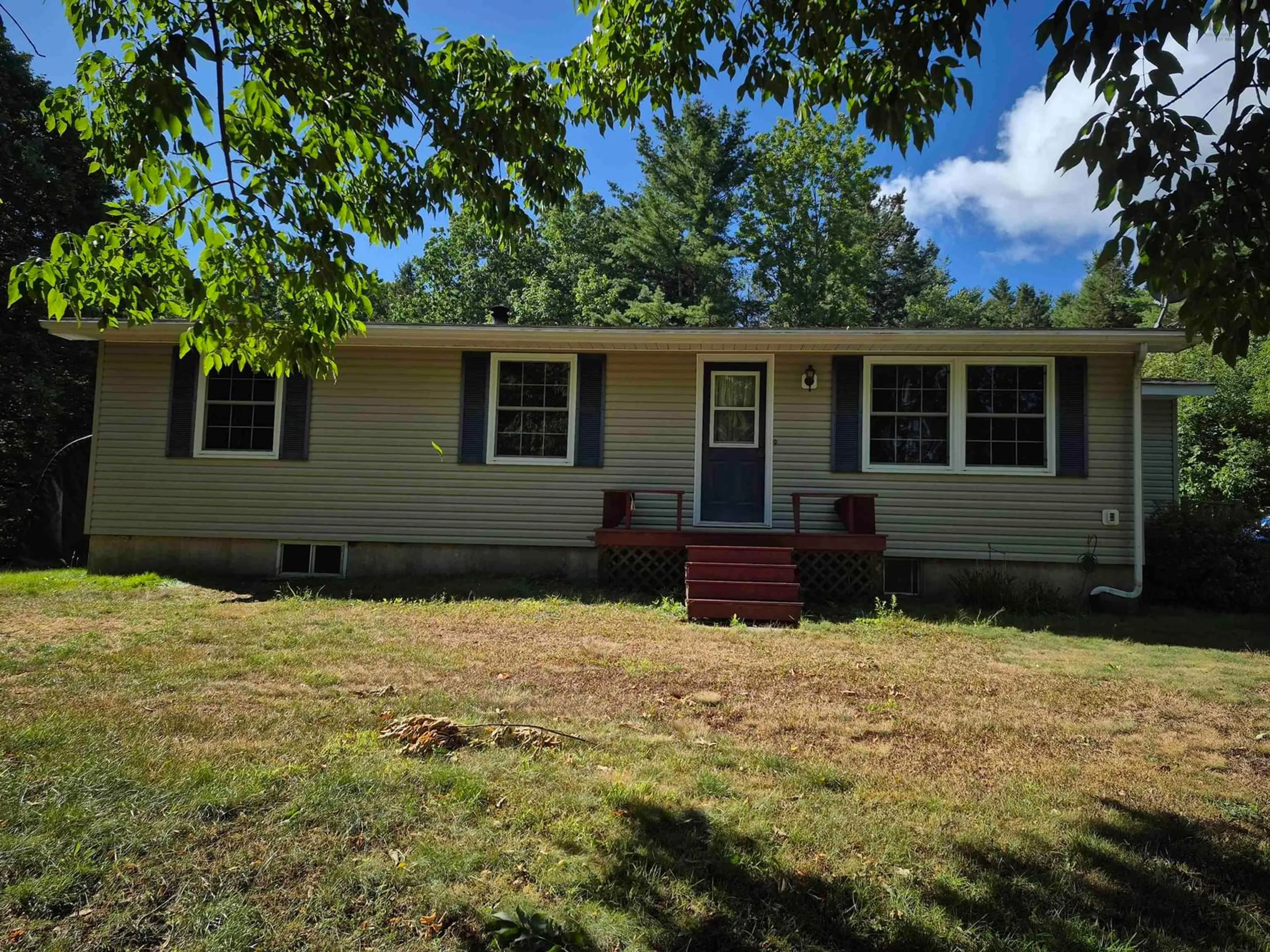 Home with vinyl exterior material, street for 1815 Northwest Rd, Blockhouse Nova Scotia B0J 1E0