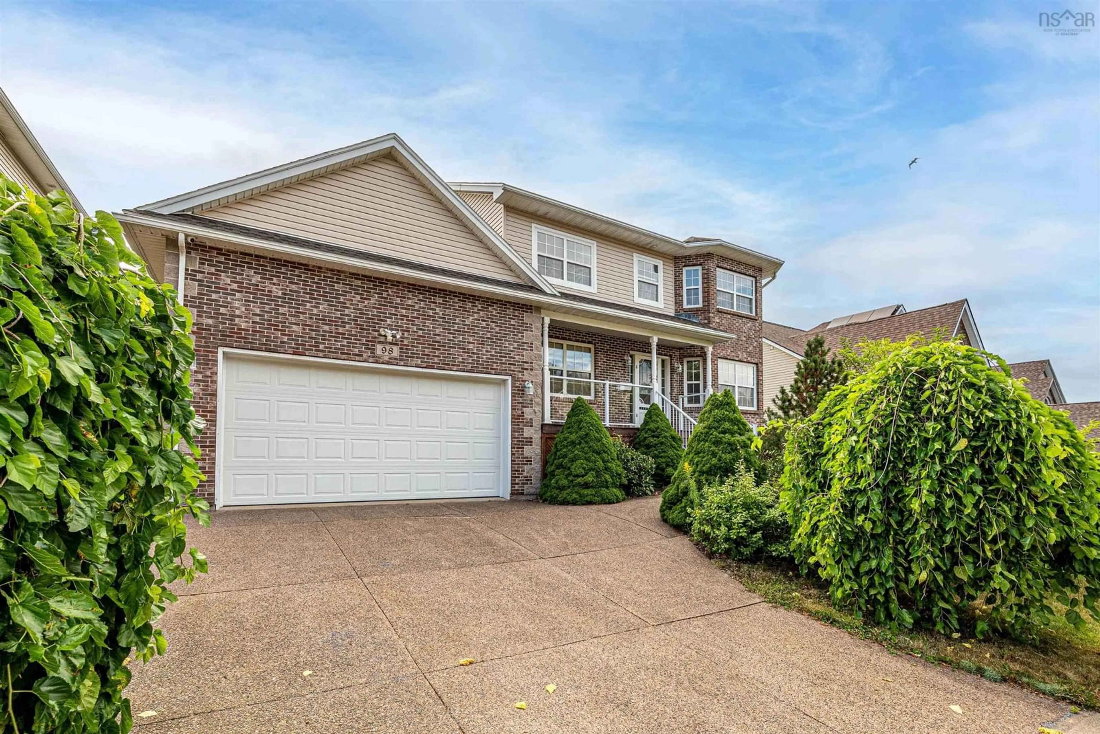 Home with brick exterior material, street for 98 Castlepark Grove, Halifax Nova Scotia B3M 4X9