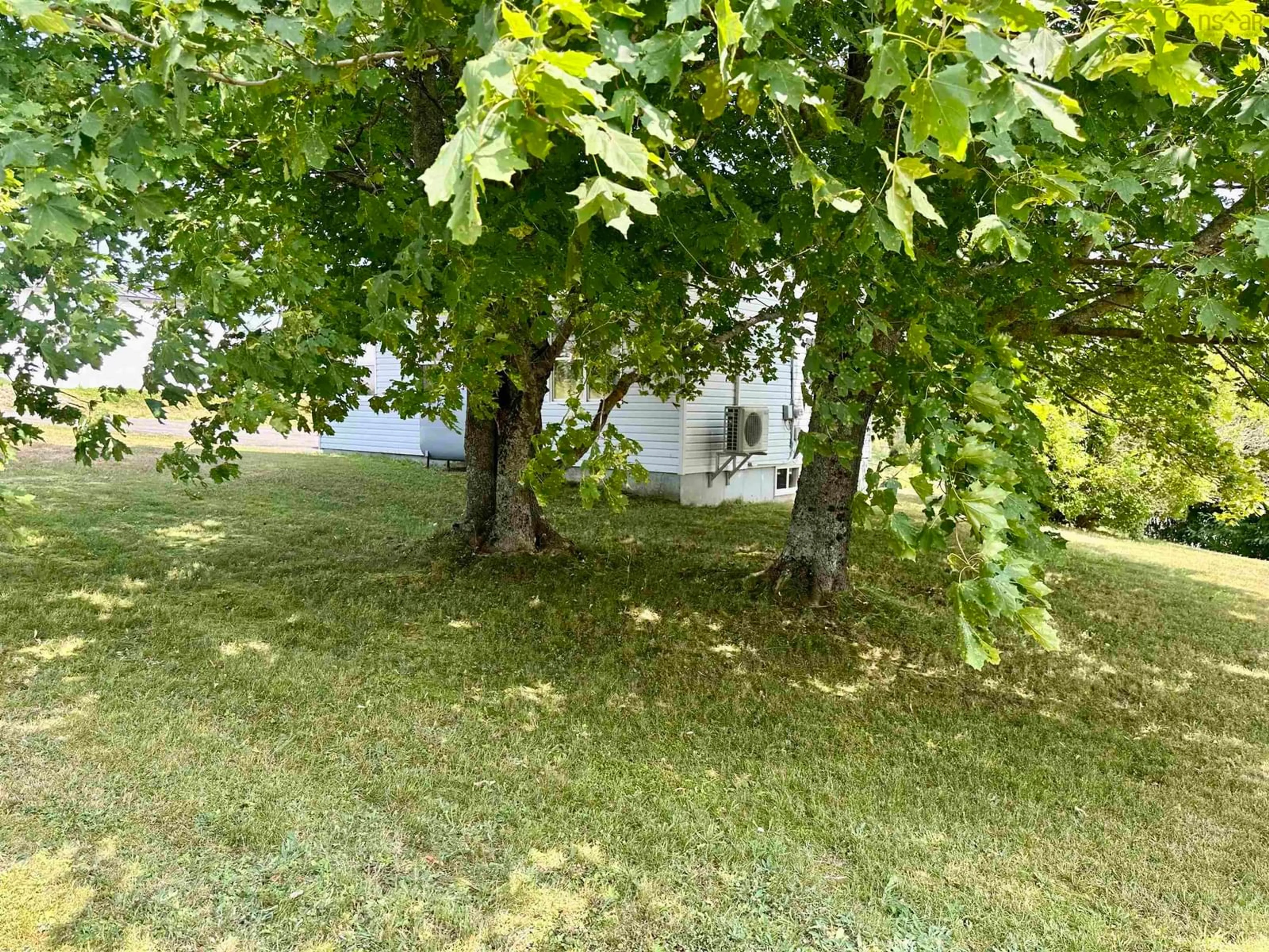 A pic from outside/outdoor area/front of a property/back of a property/a pic from drone, forest/trees view for 3 Sadler St #24-2, Port Hastings Nova Scotia B9A 0A6