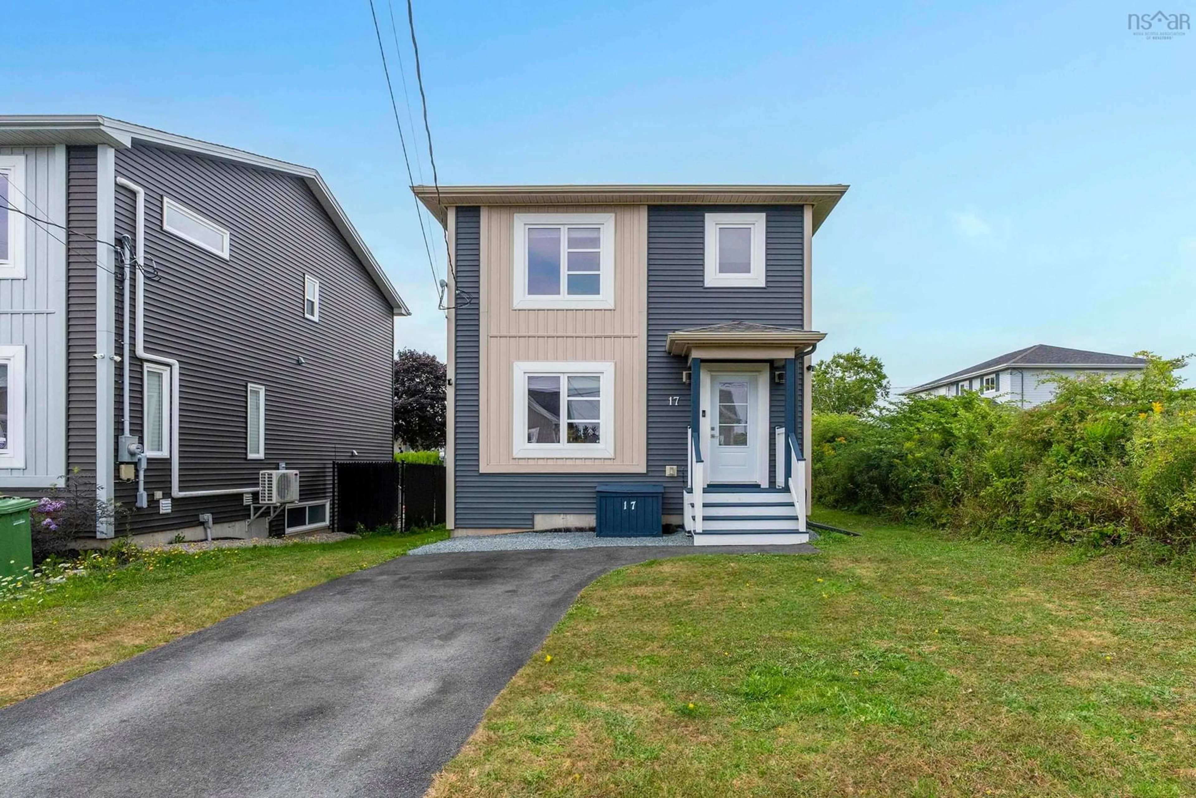 Home with vinyl exterior material, street for 17 Boyne Crt, Eastern Passage Nova Scotia B3G 0G9
