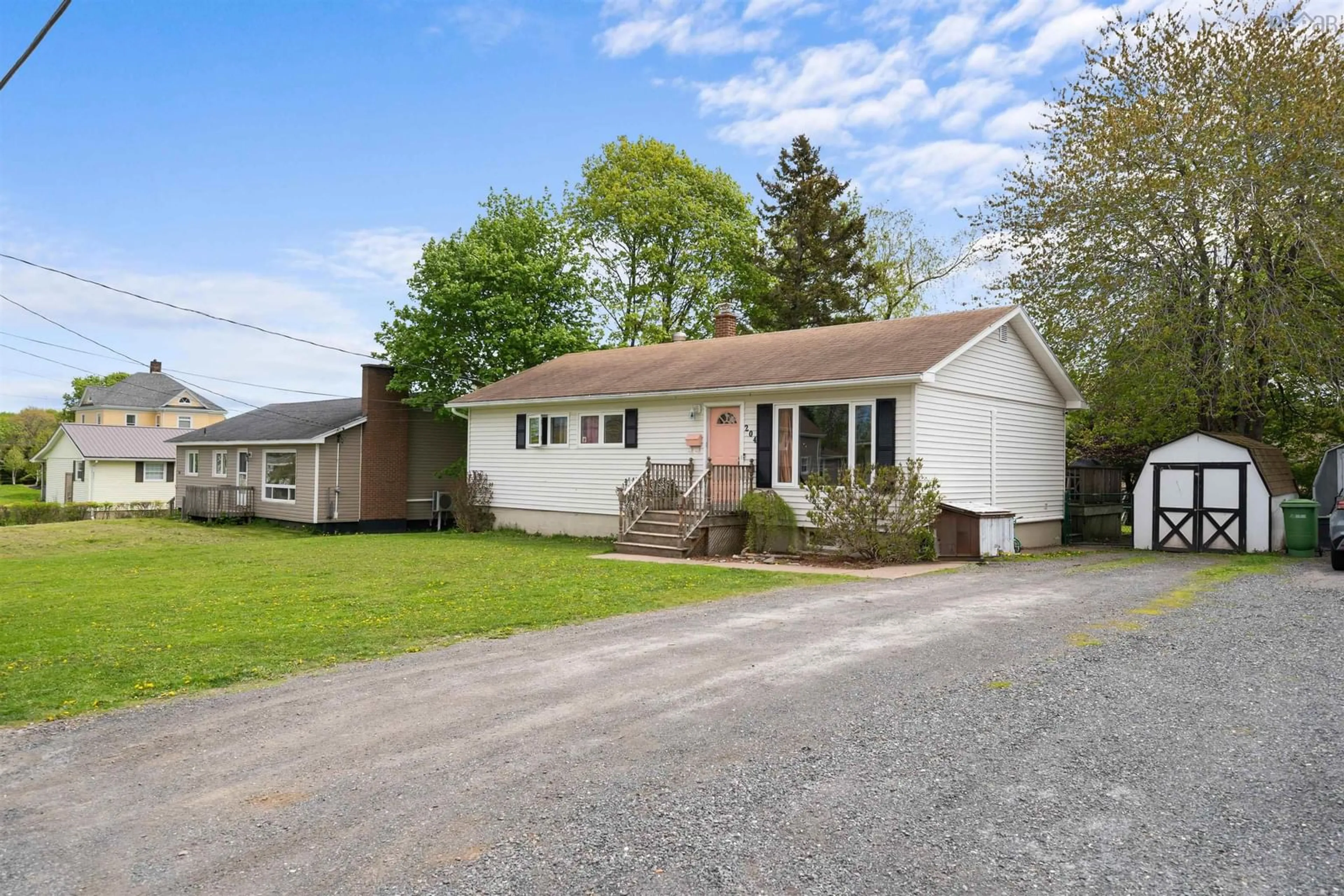 Home with vinyl exterior material, street for 204 Cameron Ave, New Glasgow Nova Scotia B2H 1T1