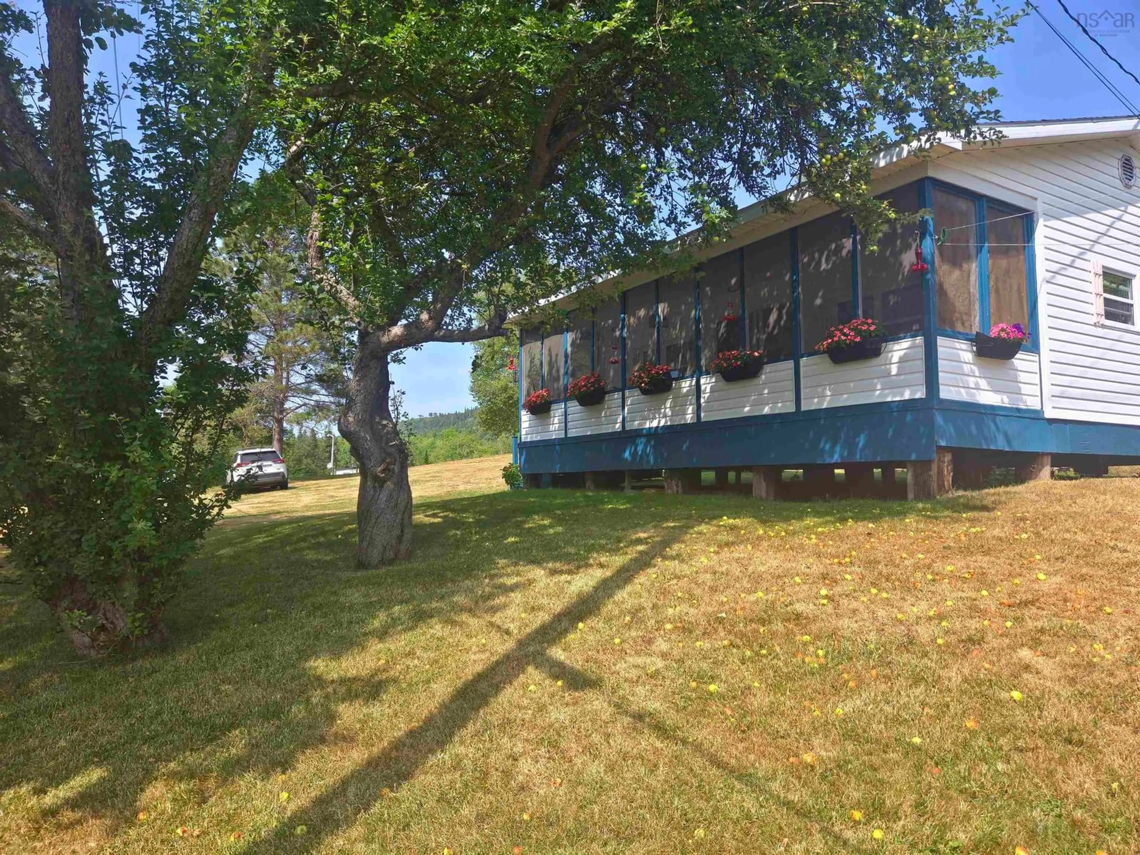 A pic from outside/outdoor area/front of a property/back of a property/a pic from drone, unknown for 2818 Highway 395, East Lake Ainslie Nova Scotia B0E 3M0