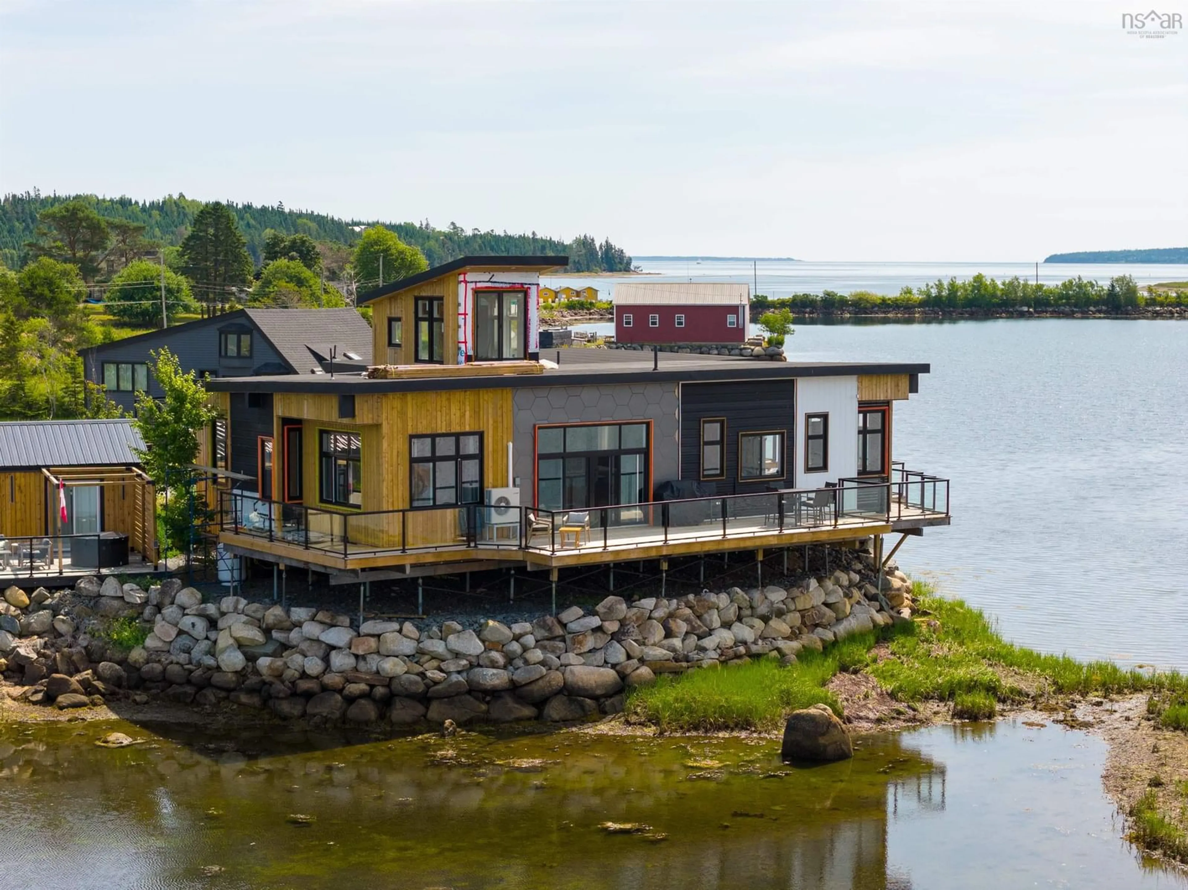 Home with vinyl exterior material, water/lake/river/ocean view for 693 Masons Beach Rd #5, First South Nova Scotia B0J 2C0
