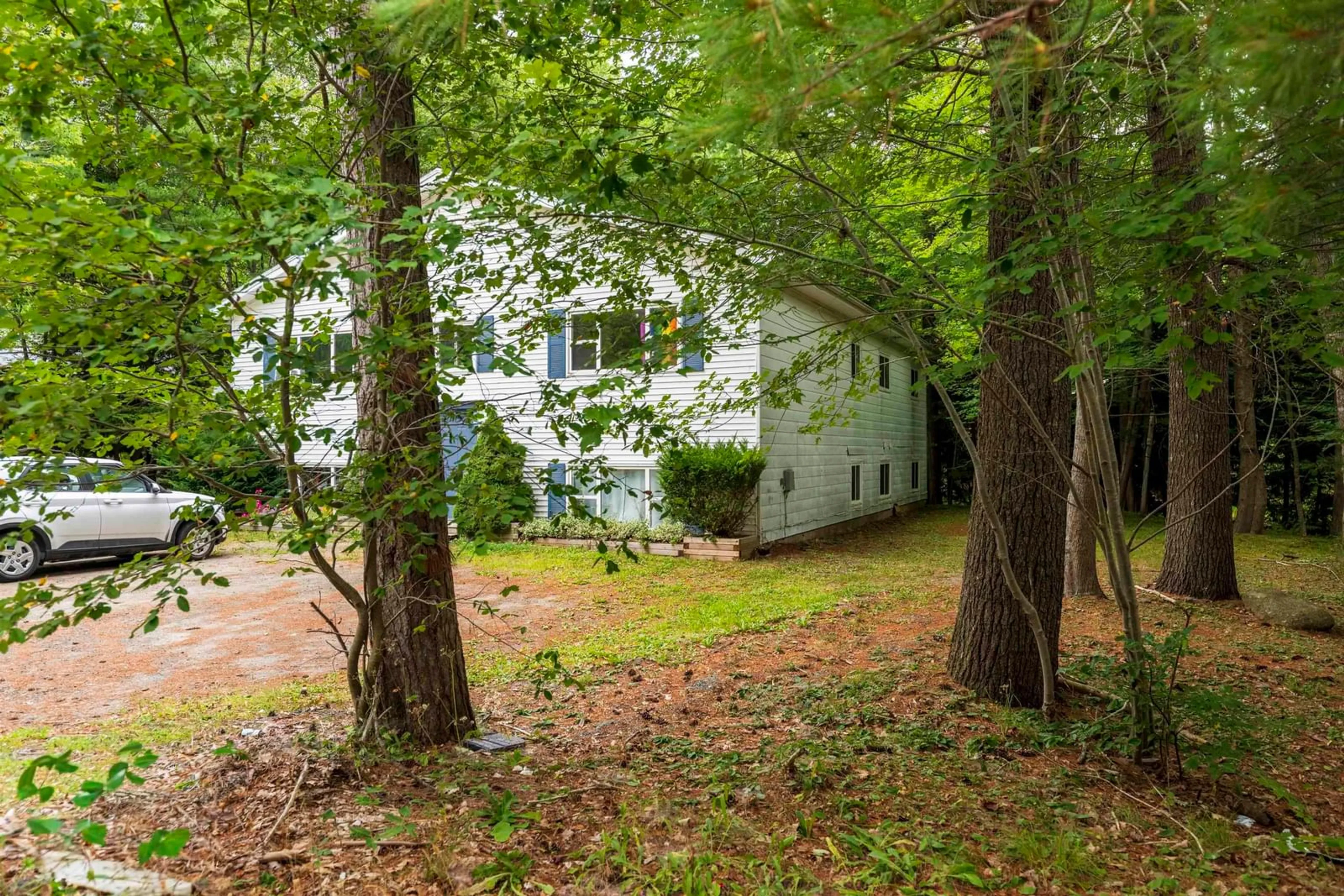 Patio, forest/trees view for 55 Medway St #Lot 65, Bridgewater Nova Scotia B4V 1K3