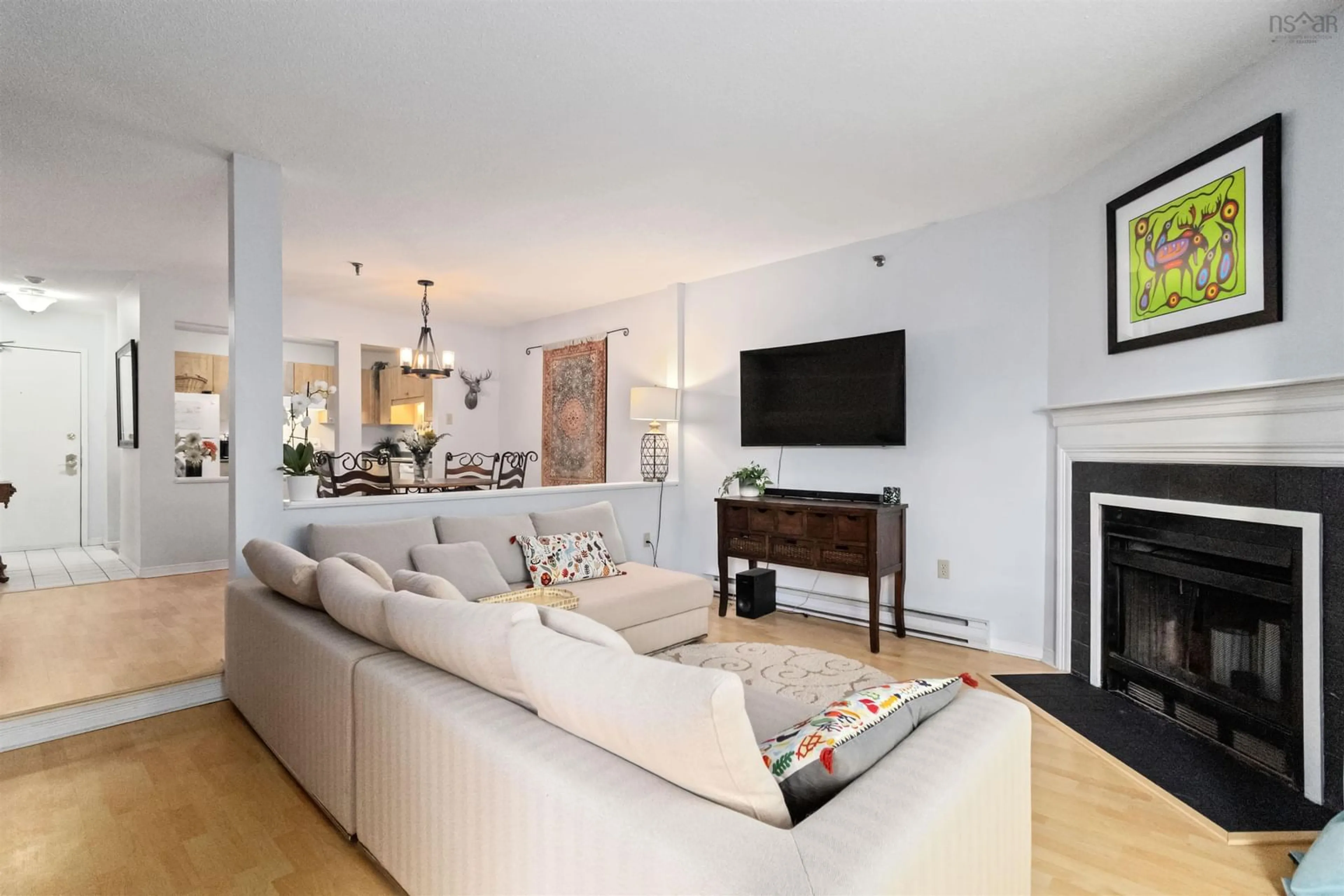 Living room with furniture, unknown for 12 Spinnaker Dr #407, Halifax Nova Scotia B3N 3A8