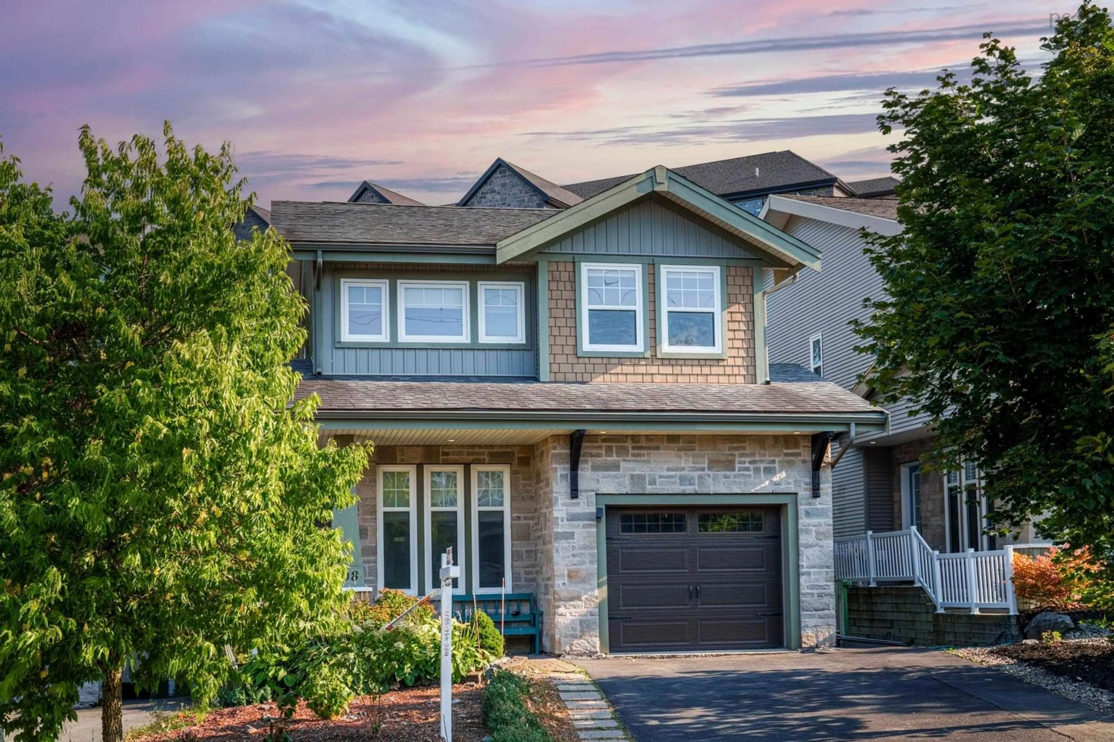 Home with brick exterior material, street for 208 Capstone Crescent, Bedford Nova Scotia B4B 0J6