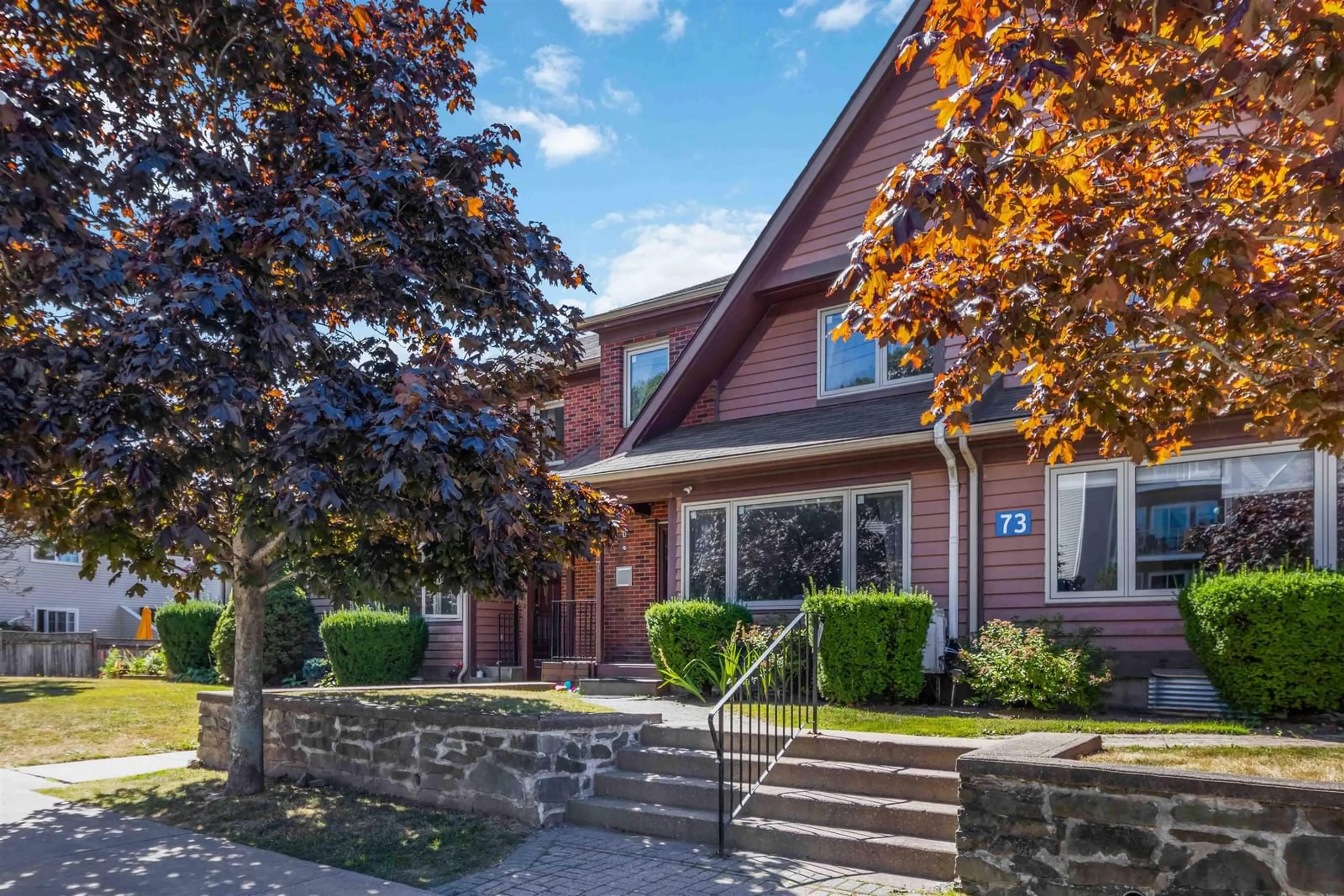 Home with brick exterior material, street for 7 73 Collins Grove, Dartmouth Nova Scotia B2W 4G3