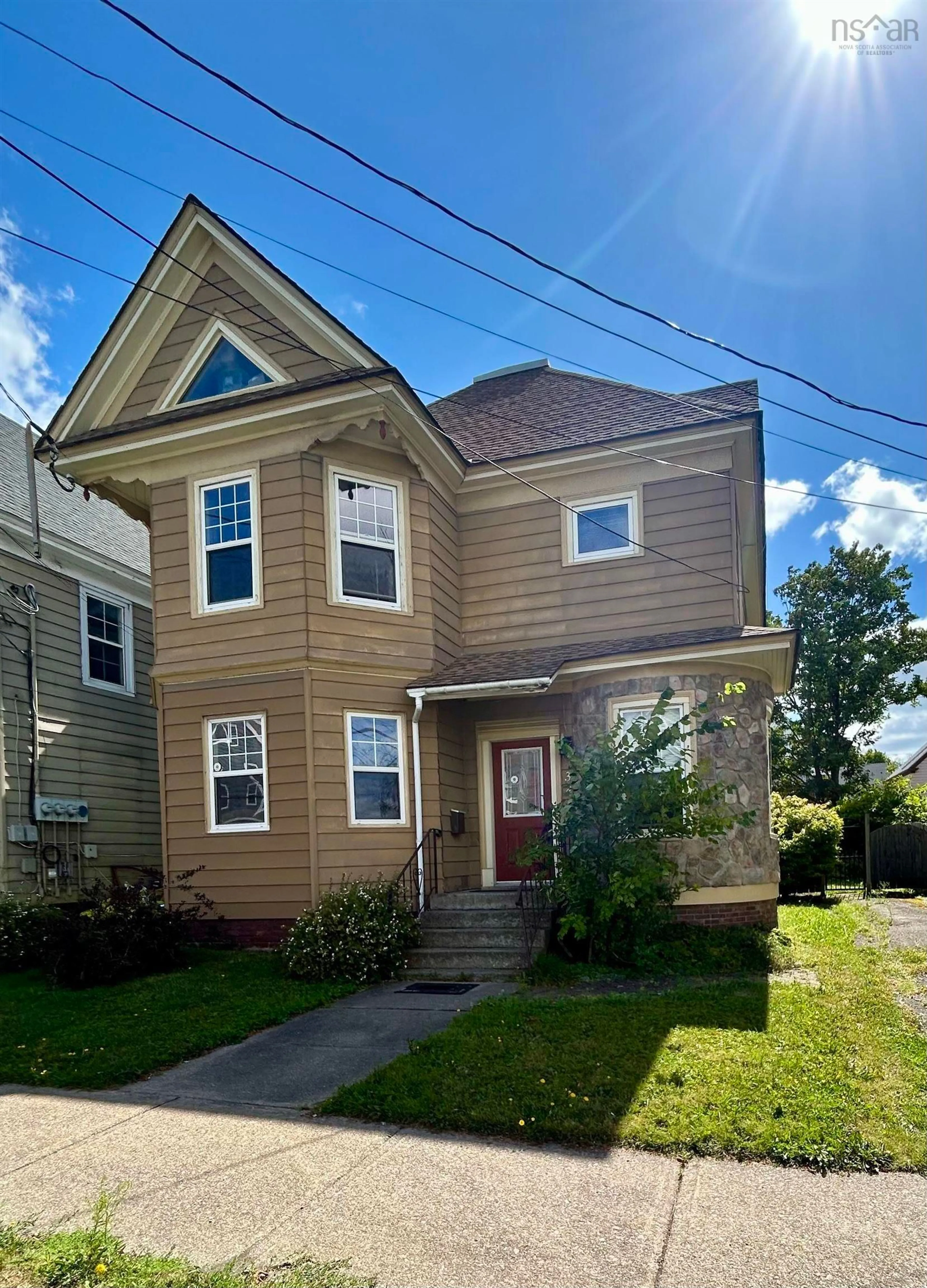 Home with vinyl exterior material, street for 346 Townsend St., Sydney Nova Scotia B1P 5G2