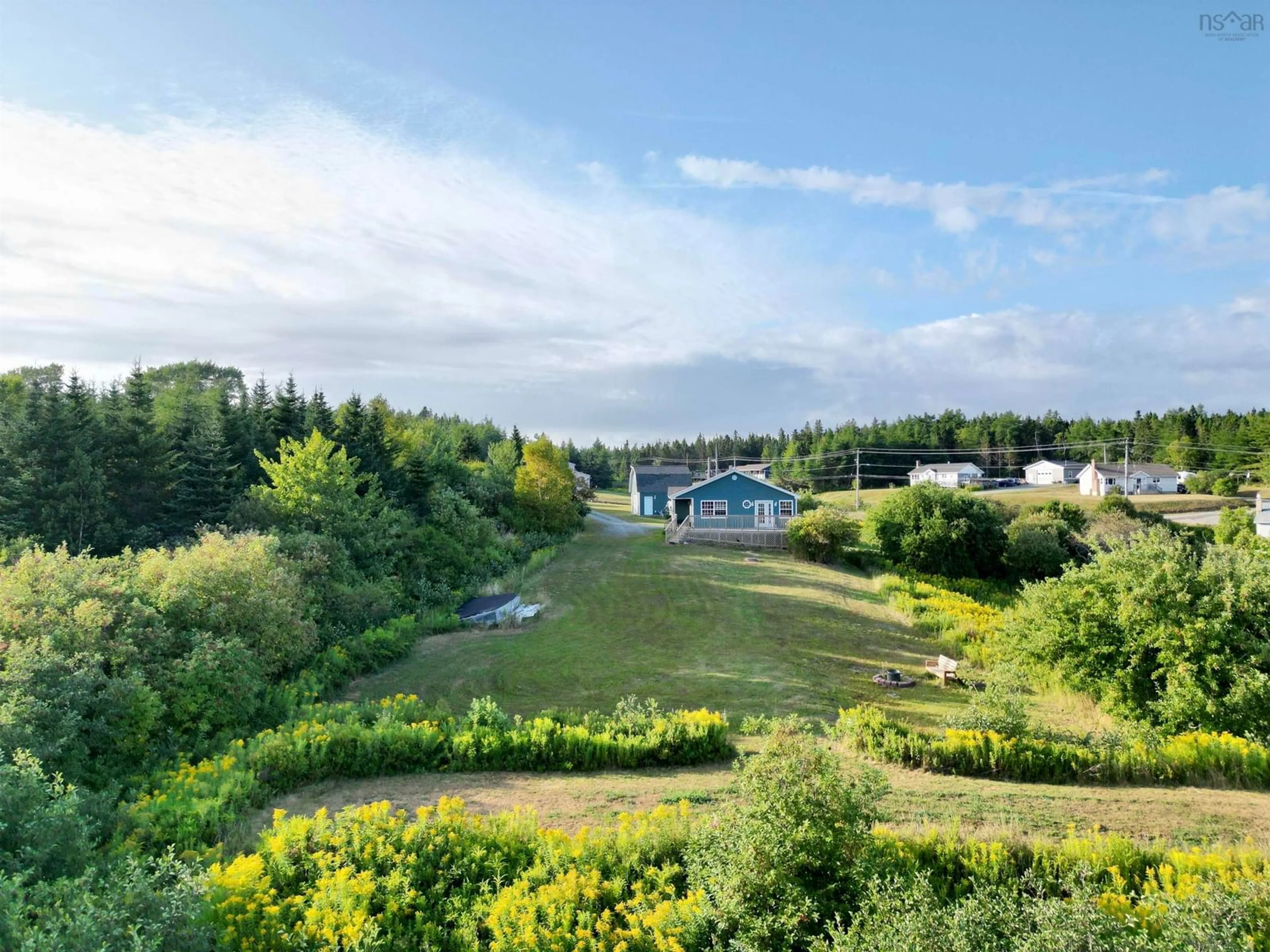 A pic from outside/outdoor area/front of a property/back of a property/a pic from drone, water/lake/river/ocean view for 19 Walkerville Rd, Walkerville Nova Scotia B0E 1J0