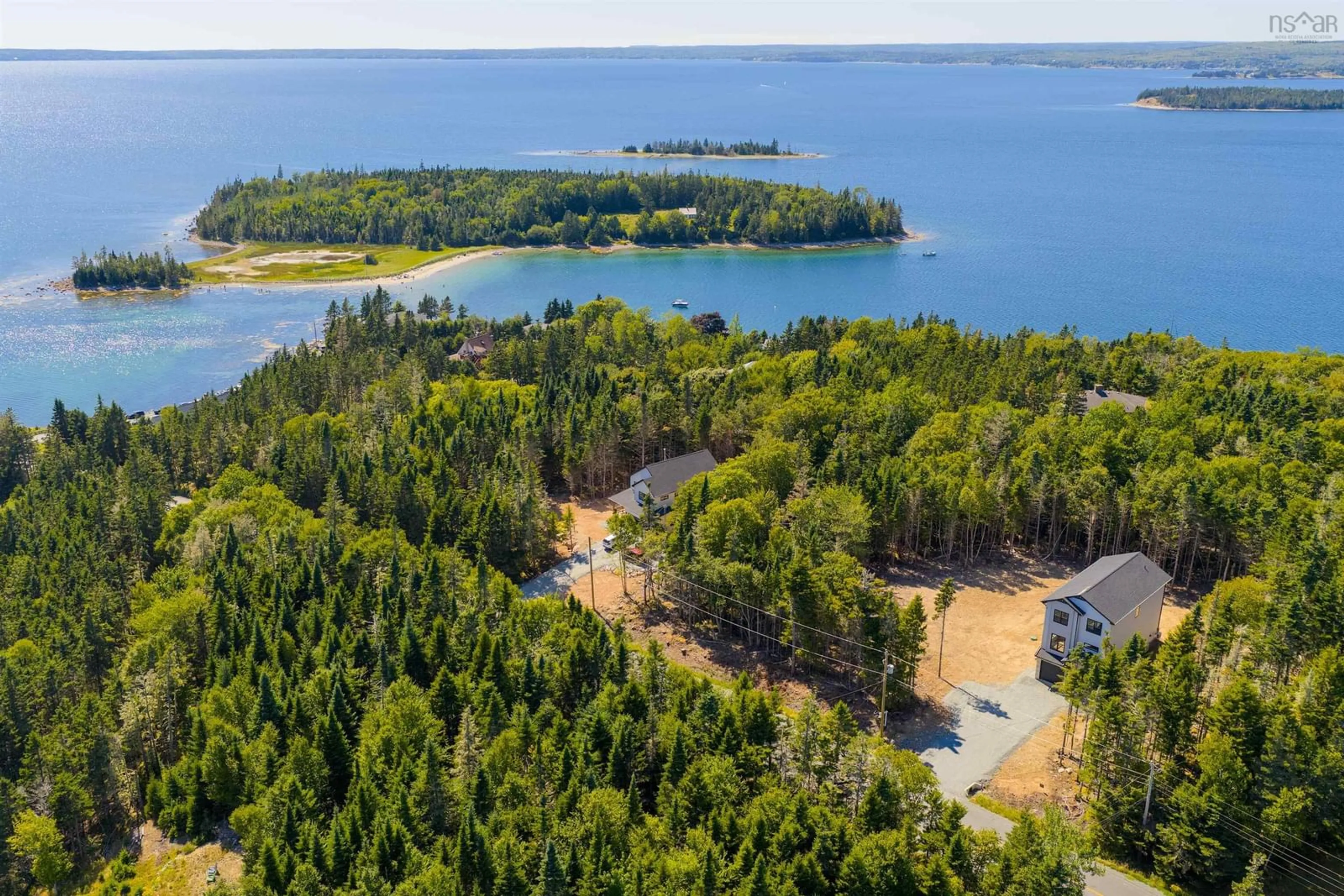 A pic from outside/outdoor area/front of a property/back of a property/a pic from drone, water/lake/river/ocean view for 653 Indian Point Rd, Glen Haven Nova Scotia B3Z 2T5