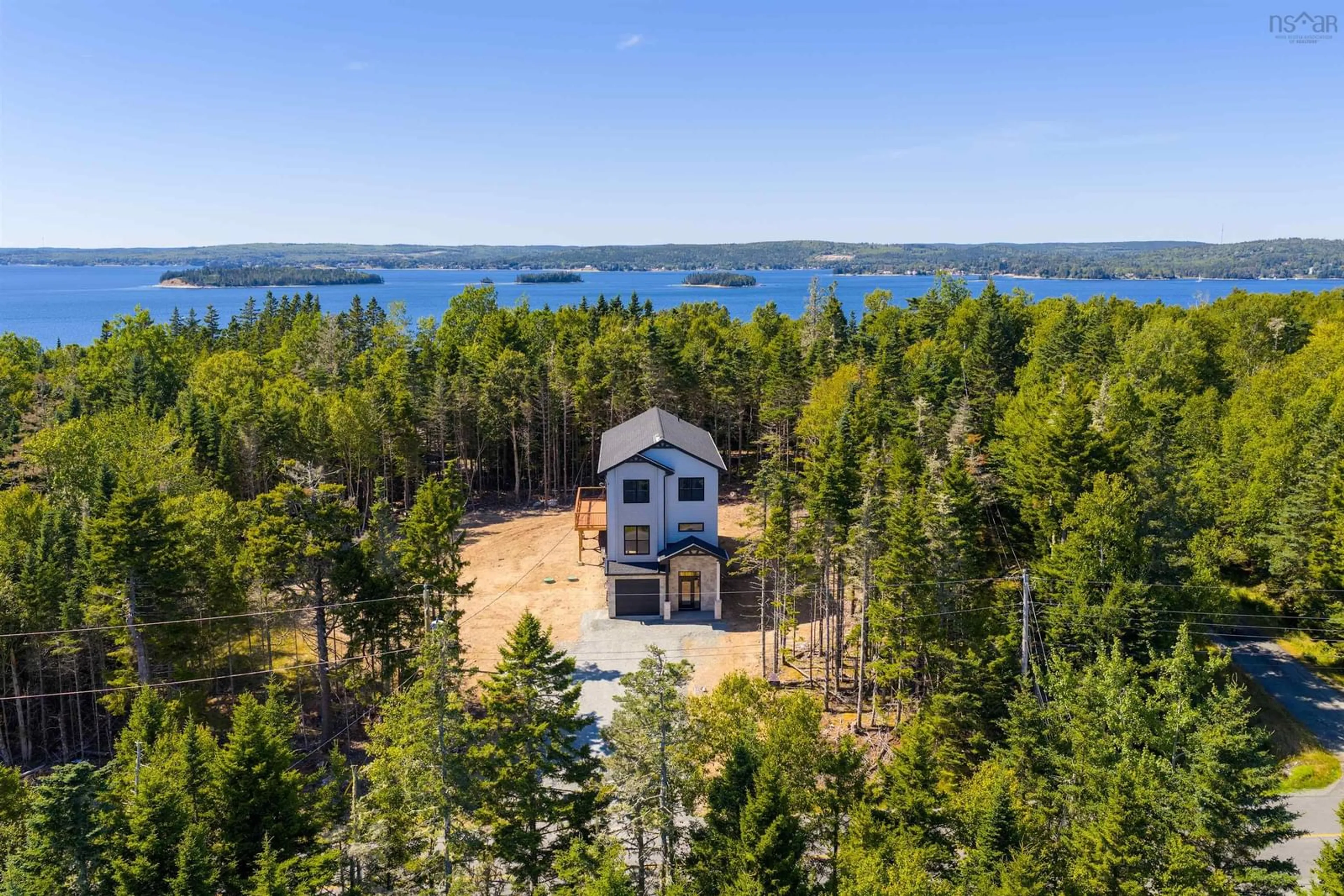 A pic from outside/outdoor area/front of a property/back of a property/a pic from drone, water/lake/river/ocean view for 653 Indian Point Rd, Glen Haven Nova Scotia B3Z 2T5