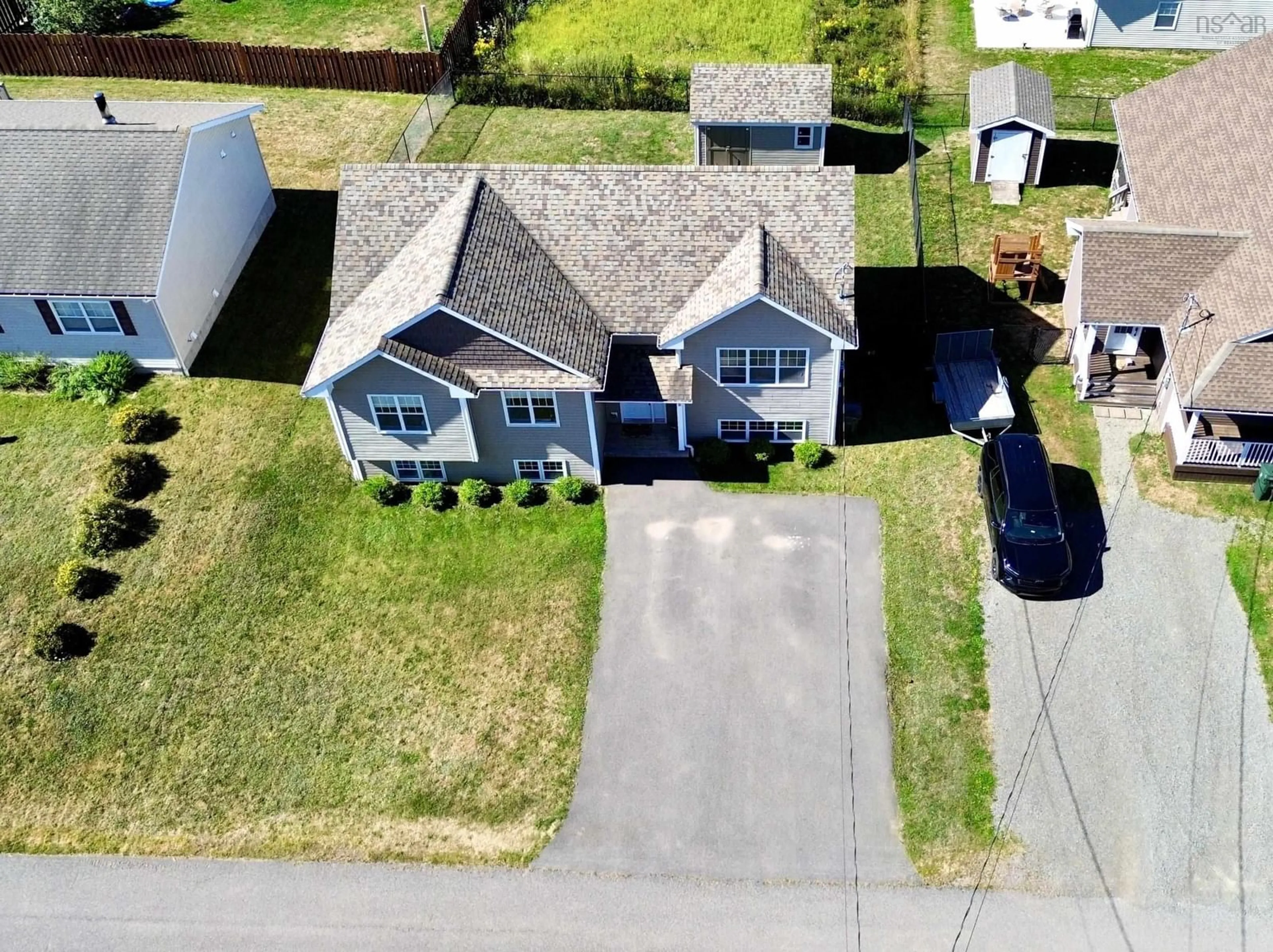 A pic from outside/outdoor area/front of a property/back of a property/a pic from drone, street for 8 Mosher St, Amherst Nova Scotia B4H 4S2