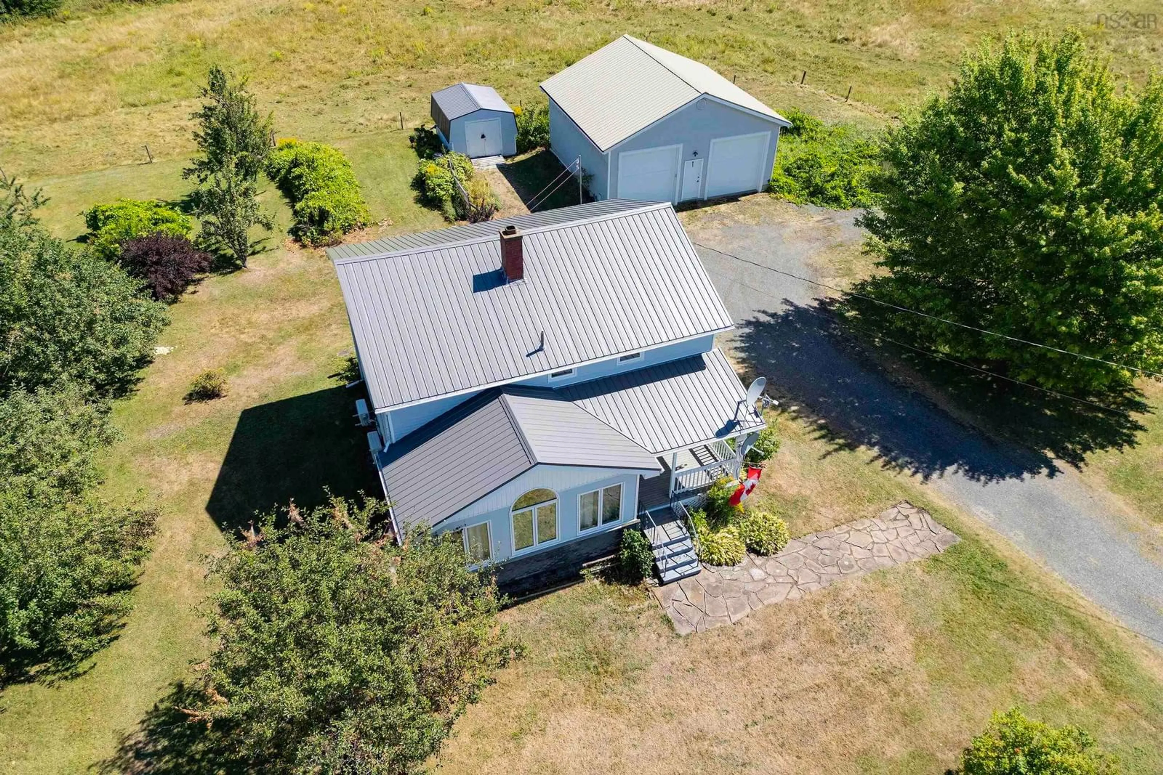 A pic from outside/outdoor area/front of a property/back of a property/a pic from drone, building for 3260 Mount Pleasant Rd, Shinimicas Nova Scotia B4H 3Y2