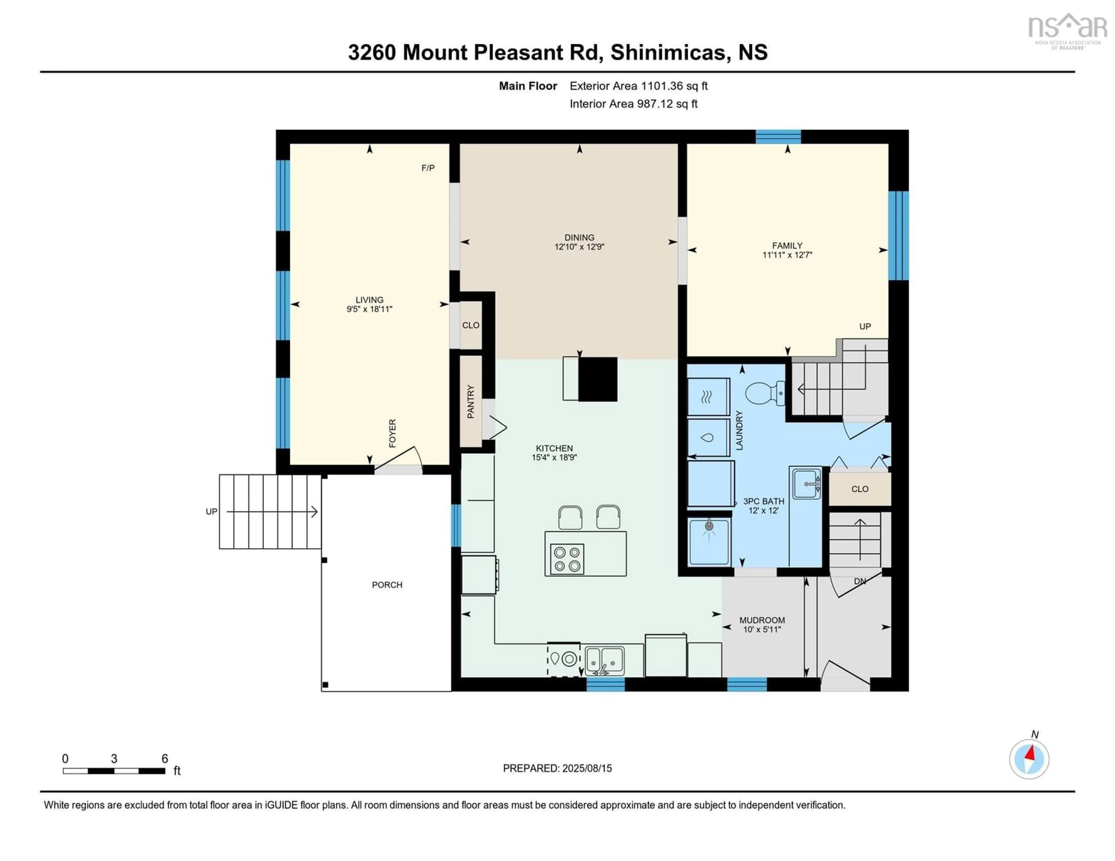 Floor plan for 3260 Mount Pleasant Rd, Shinimicas Nova Scotia B4H 3Y2