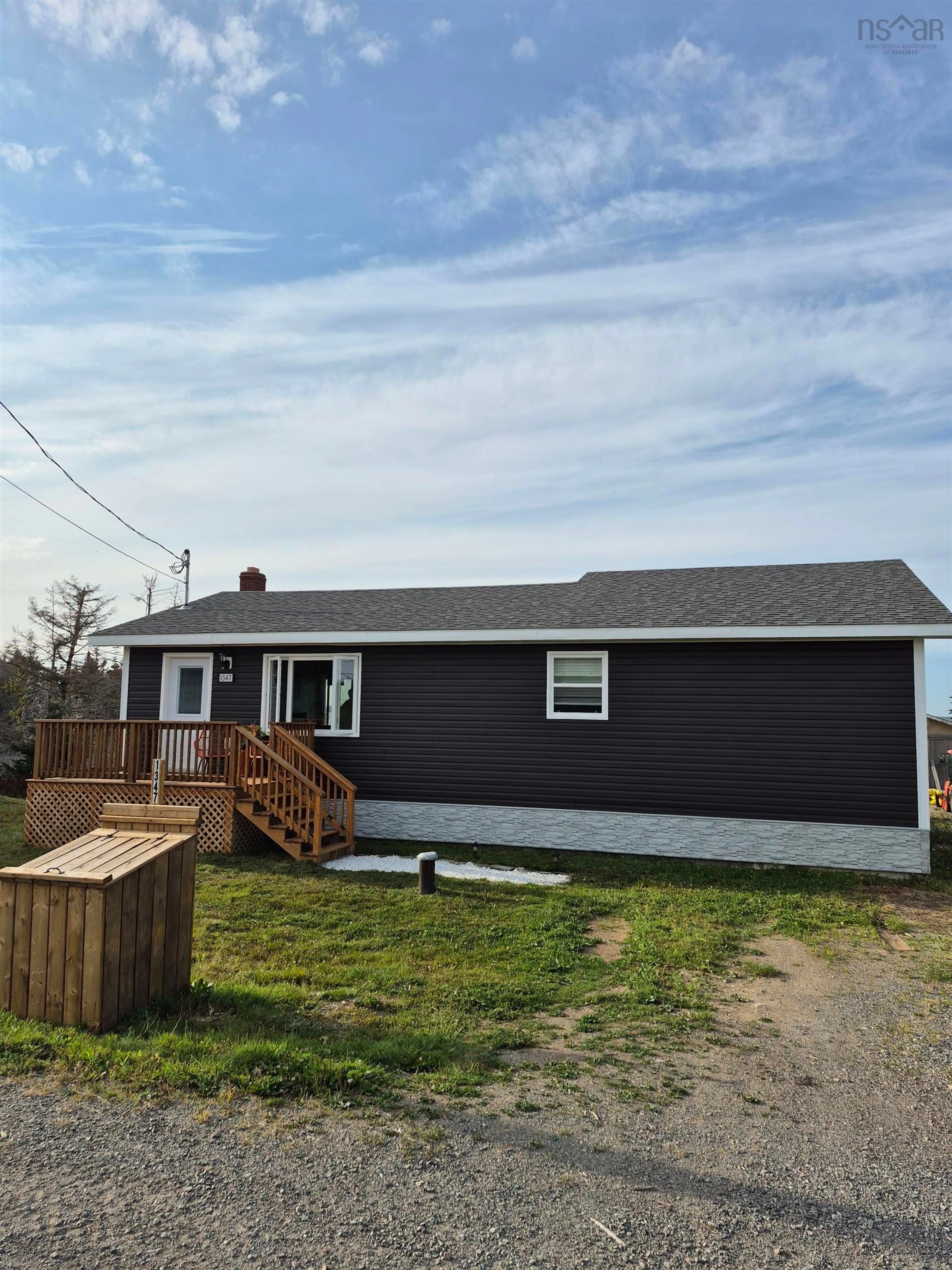 Home with vinyl exterior material, building for 1347 Main-A-Dieu Rd, Bateston Nova Scotia B1C 1V9