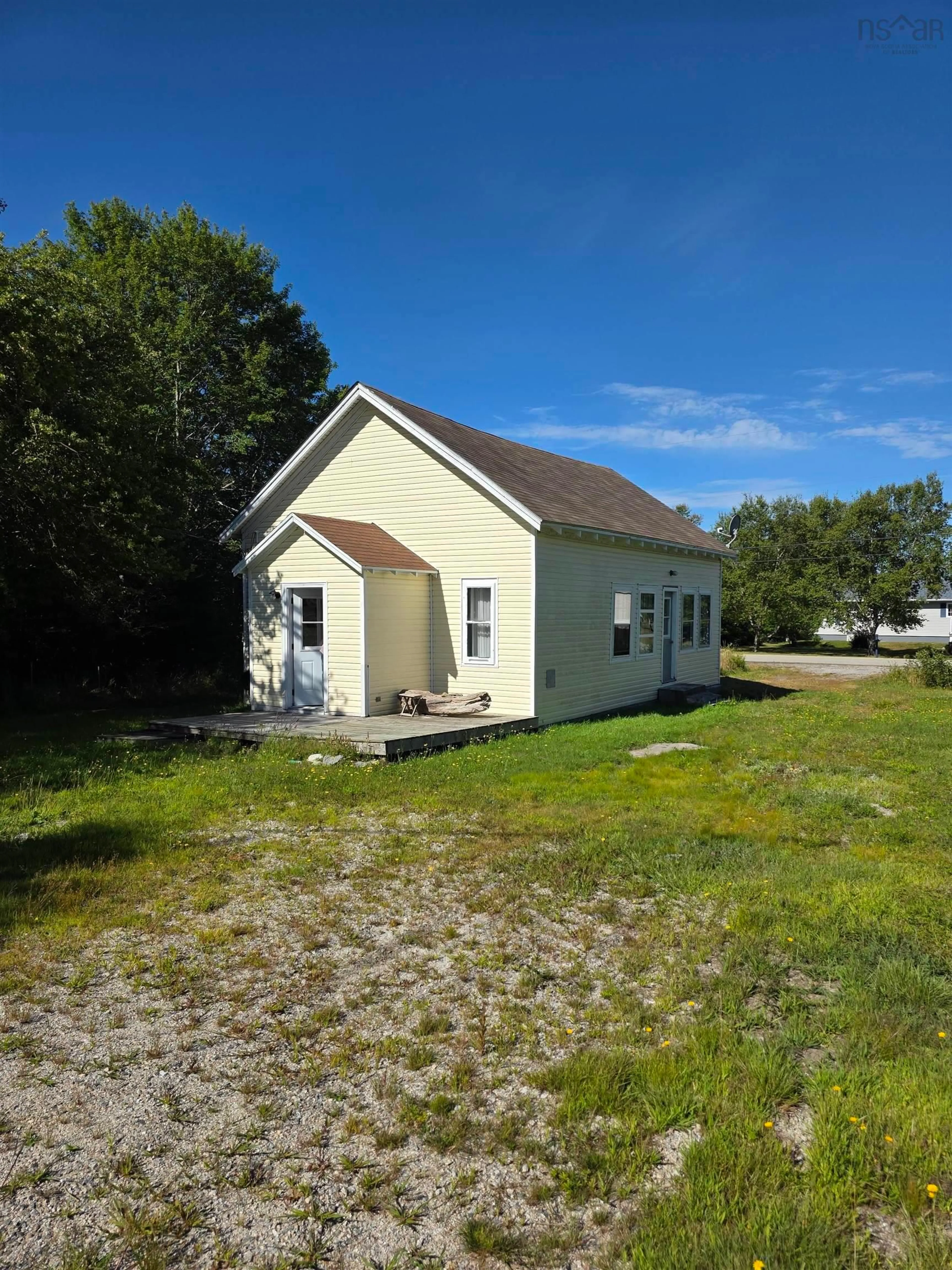 A pic from outside/outdoor area/front of a property/back of a property/a pic from drone, building for 3686 Highway 3, East Green Harbour Nova Scotia B0T 1L0