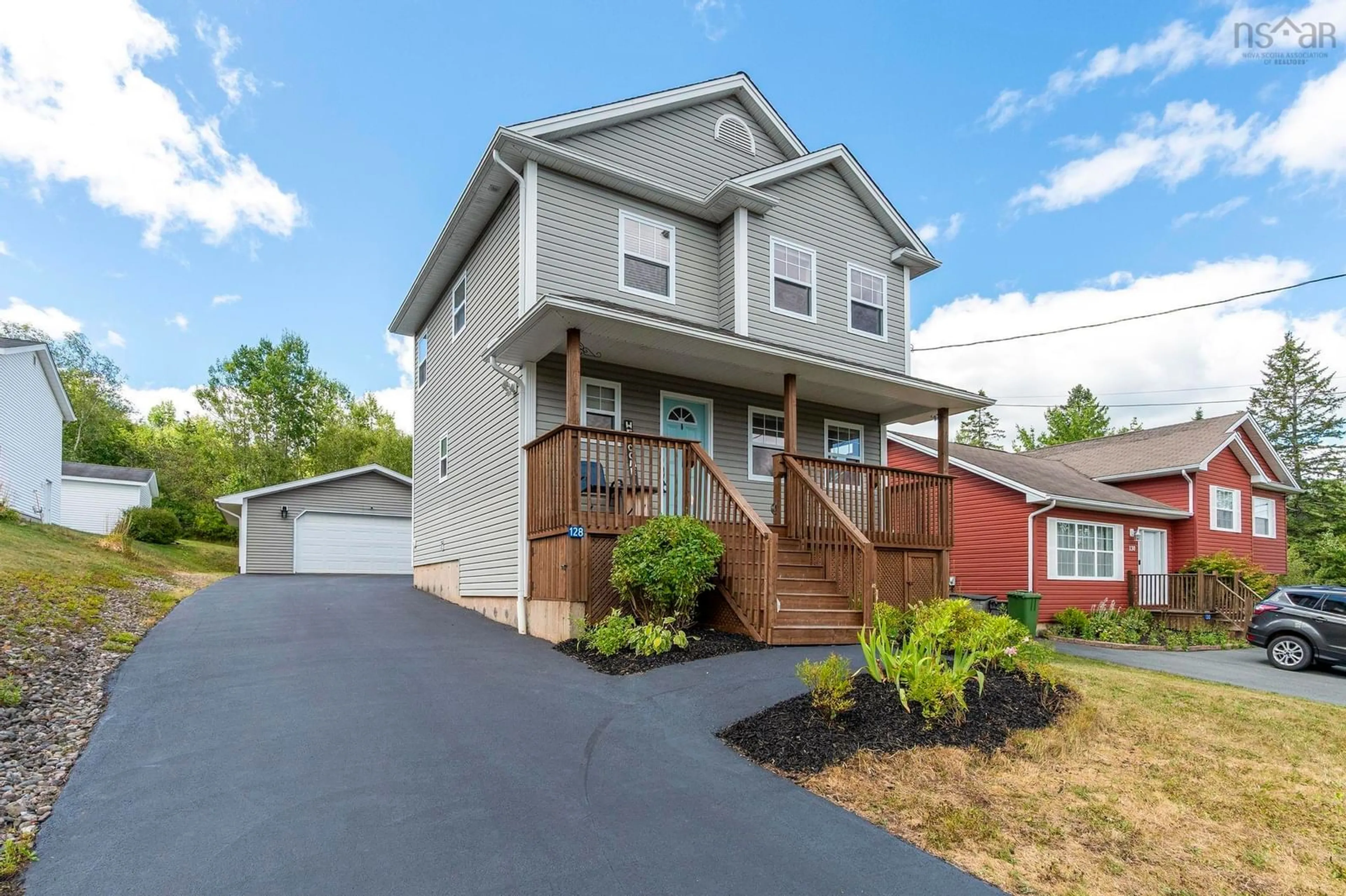 Home with vinyl exterior material, street for 128 Trinity Lane, Beaver Bank Nova Scotia B4G 1C2