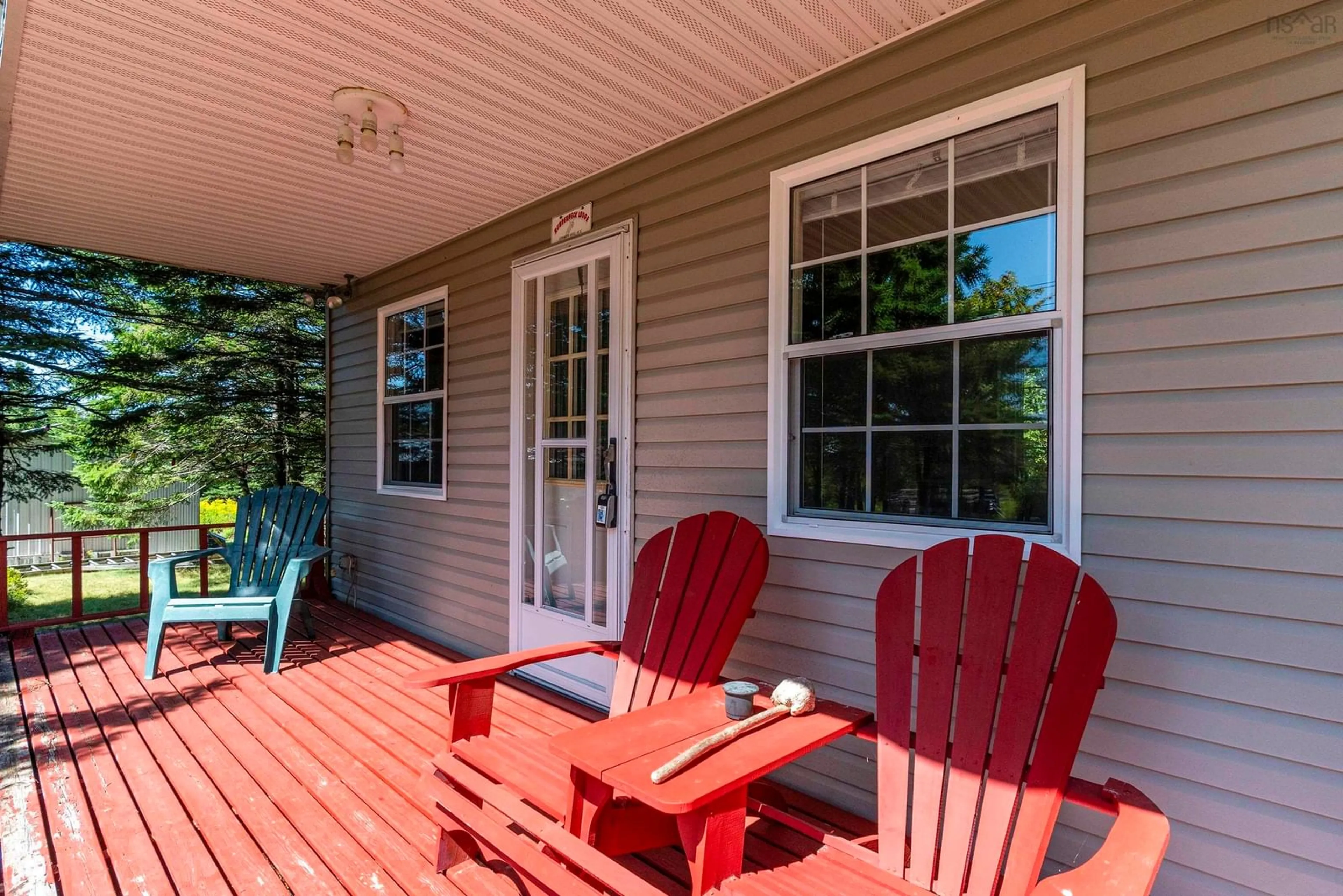 Patio, water/lake/river/ocean view for 55 Swinimer Rd, Dean Nova Scotia B0J 1B0