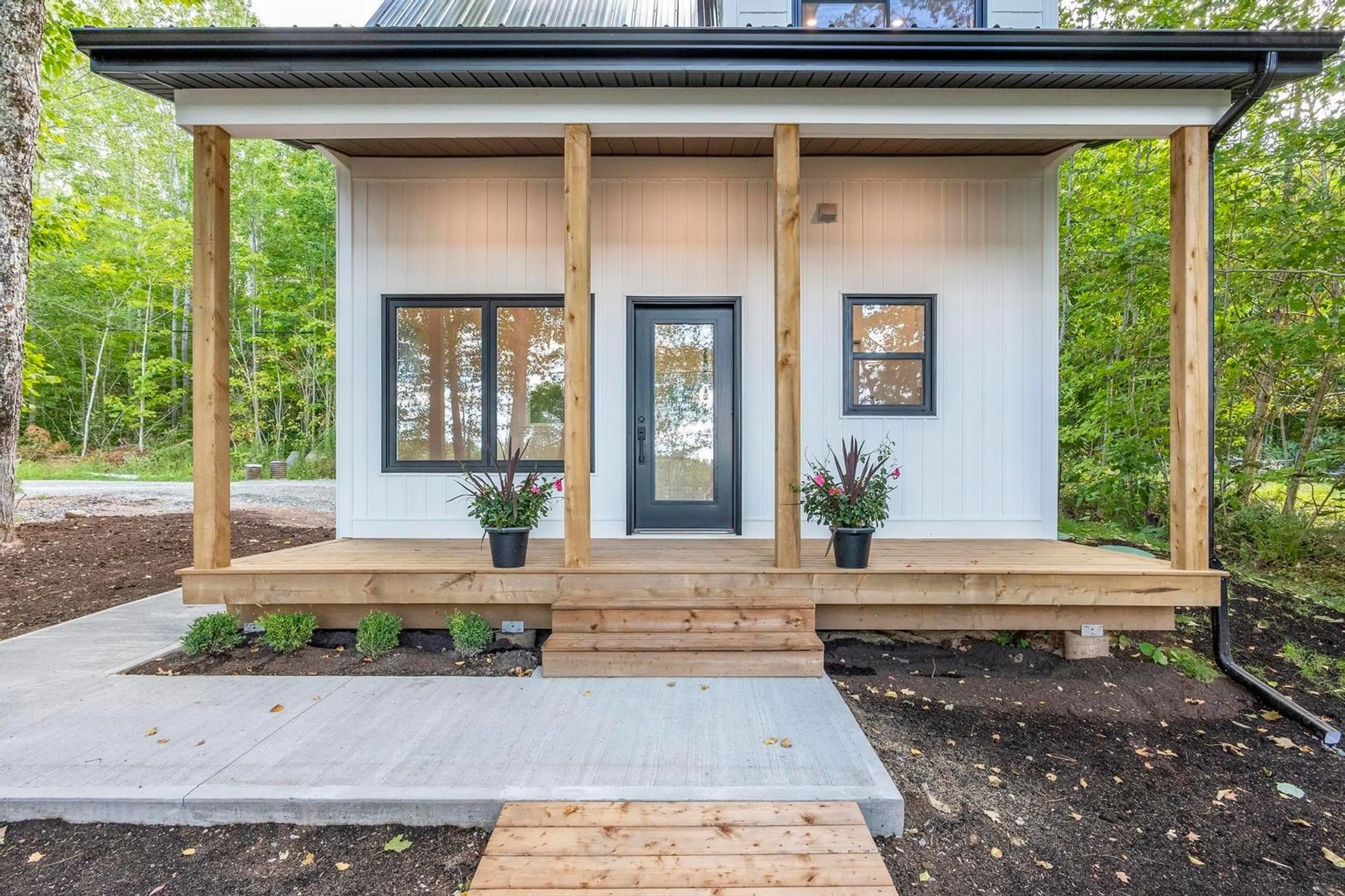 Home with vinyl exterior material, street for 17 S-10 Rd, Lake George Nova Scotia B0P 1C0
