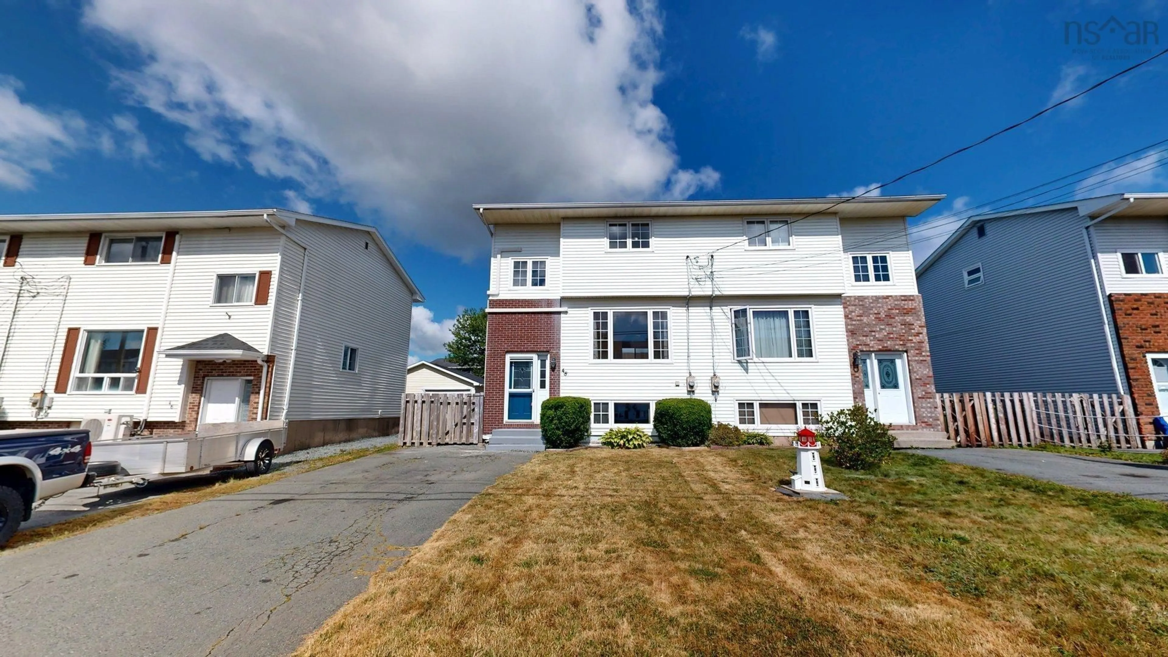Home with vinyl exterior material, street for 48 Sandlewood Terr, Eastern Passage Nova Scotia B3G 1B6